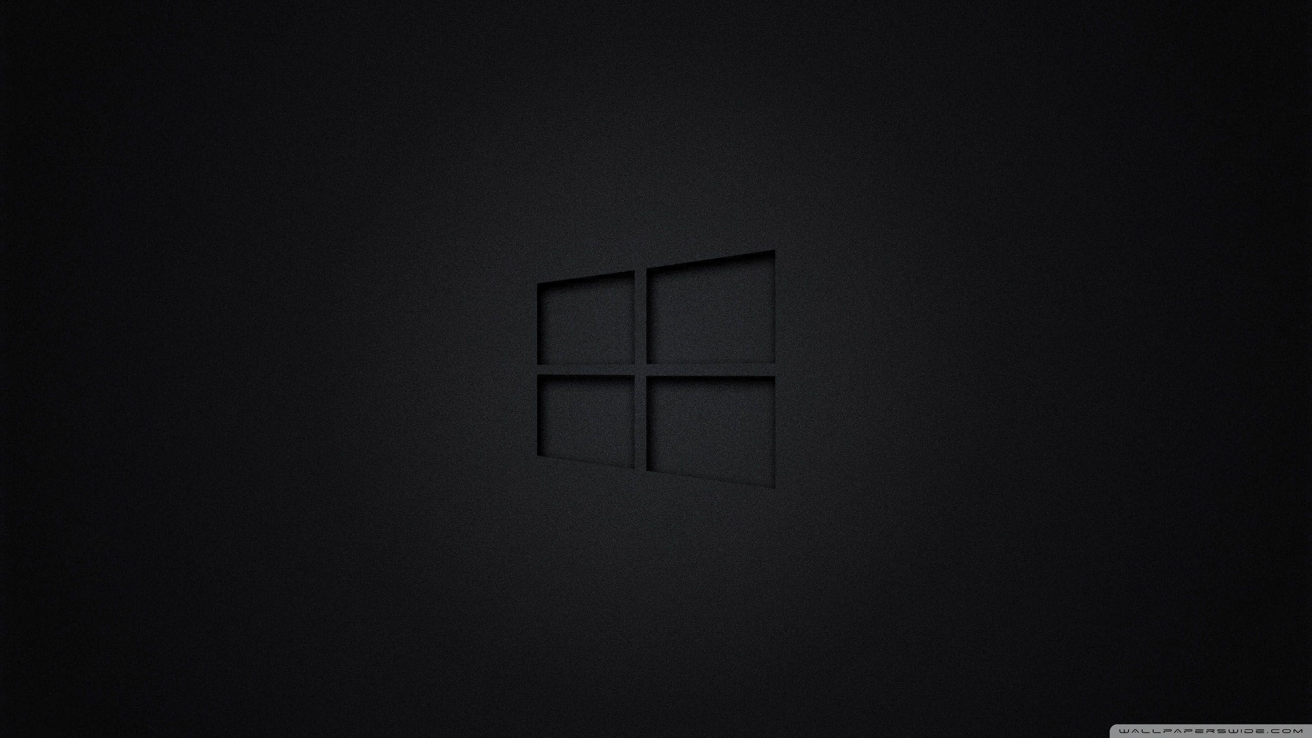 2560x1440 Windows 10 Black ❤ 4K HD Desktop Wallpaper for 4K Ultra HD TV, Desktop