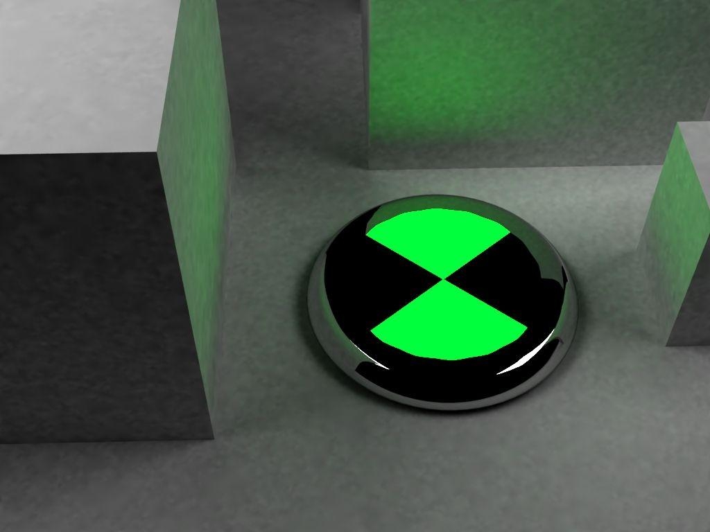 1030x770 Friends Of Might: Omnitrix 3D Badge wallpaper, Desktop