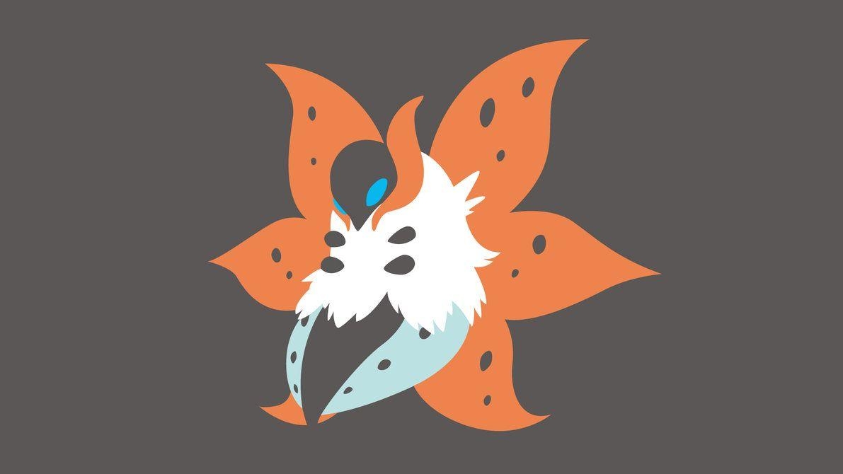 1200x670 Volcarona Minimalist Wallpaper, Desktop