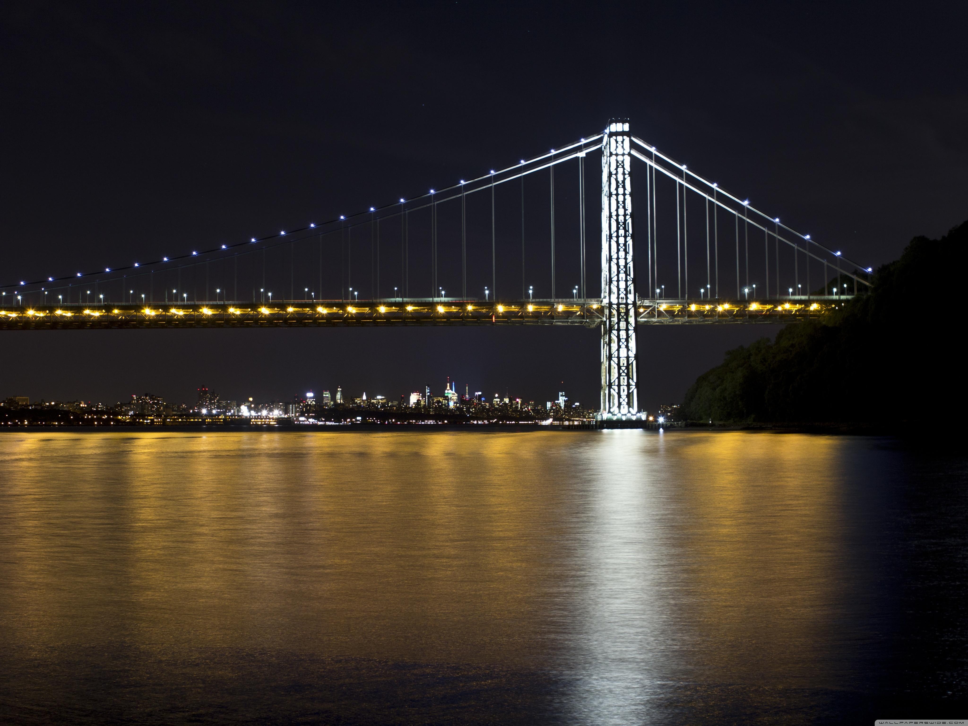 4100x3080 George Washington Bridge ❤ 4K HD Desktop Wallpaper for 4K Ultra HD, Desktop