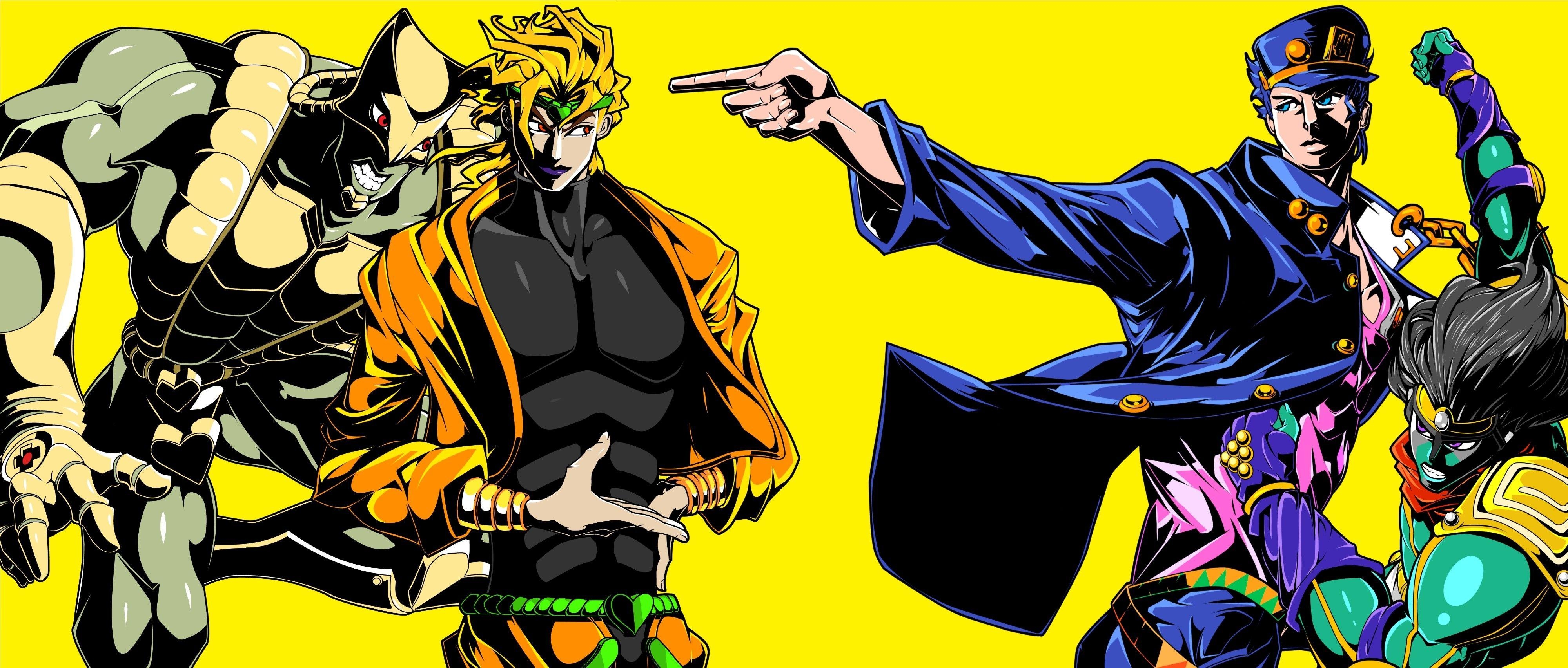 4000x1710 Jojo's Bizarre Adventure Full HD Wallpaper and Background, Dual Screen