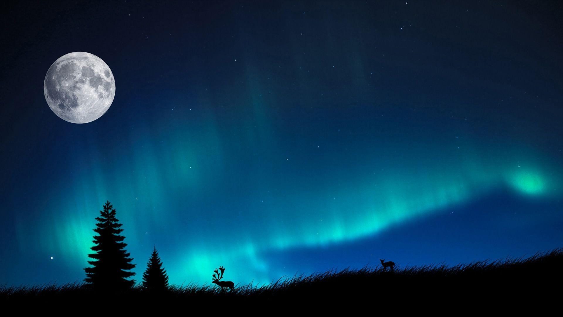 1920x1080 Northern Lights HD Background, Desktop