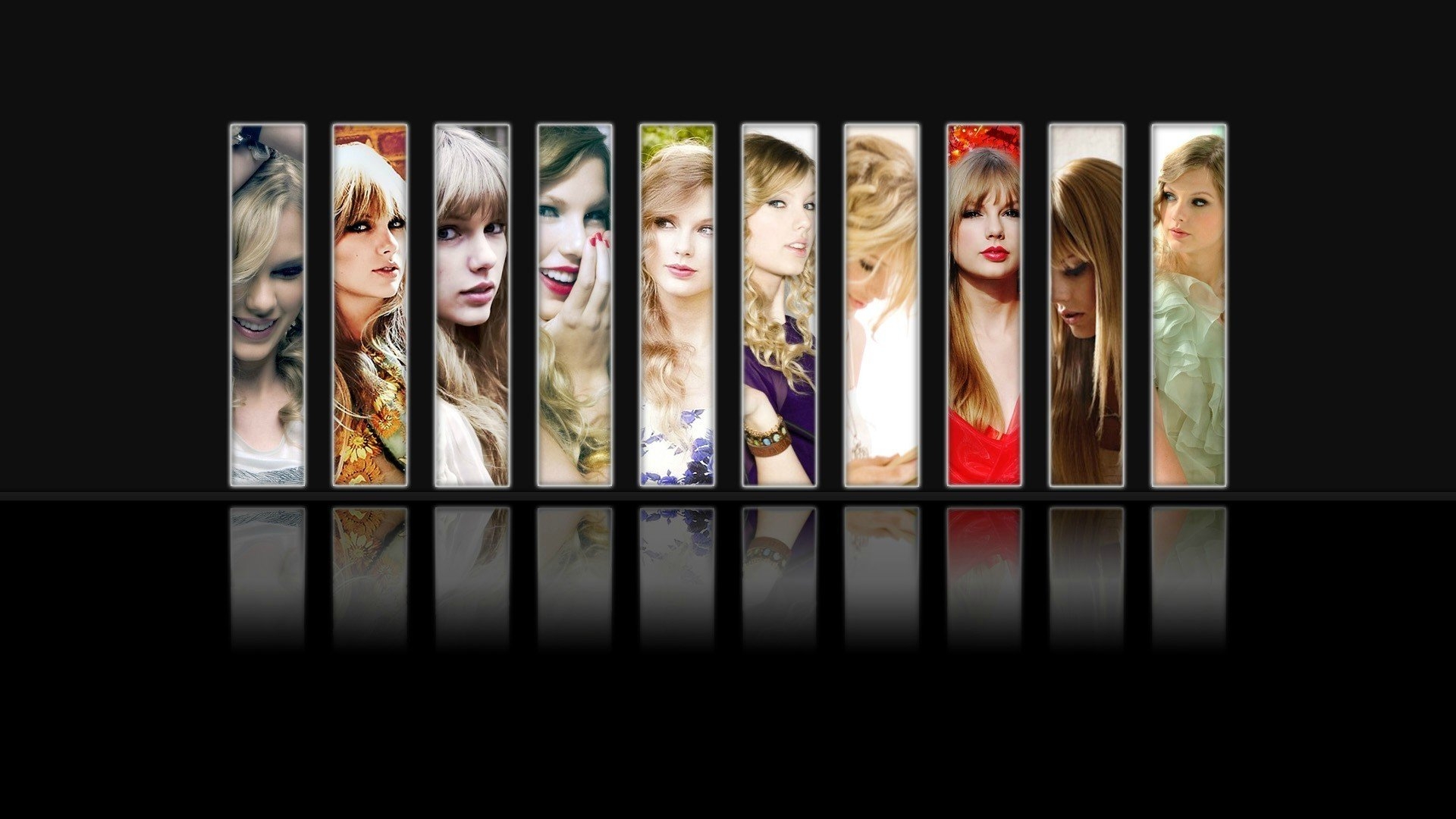 1920x1080 Taylor collage Swift Wallpaper, Desktop