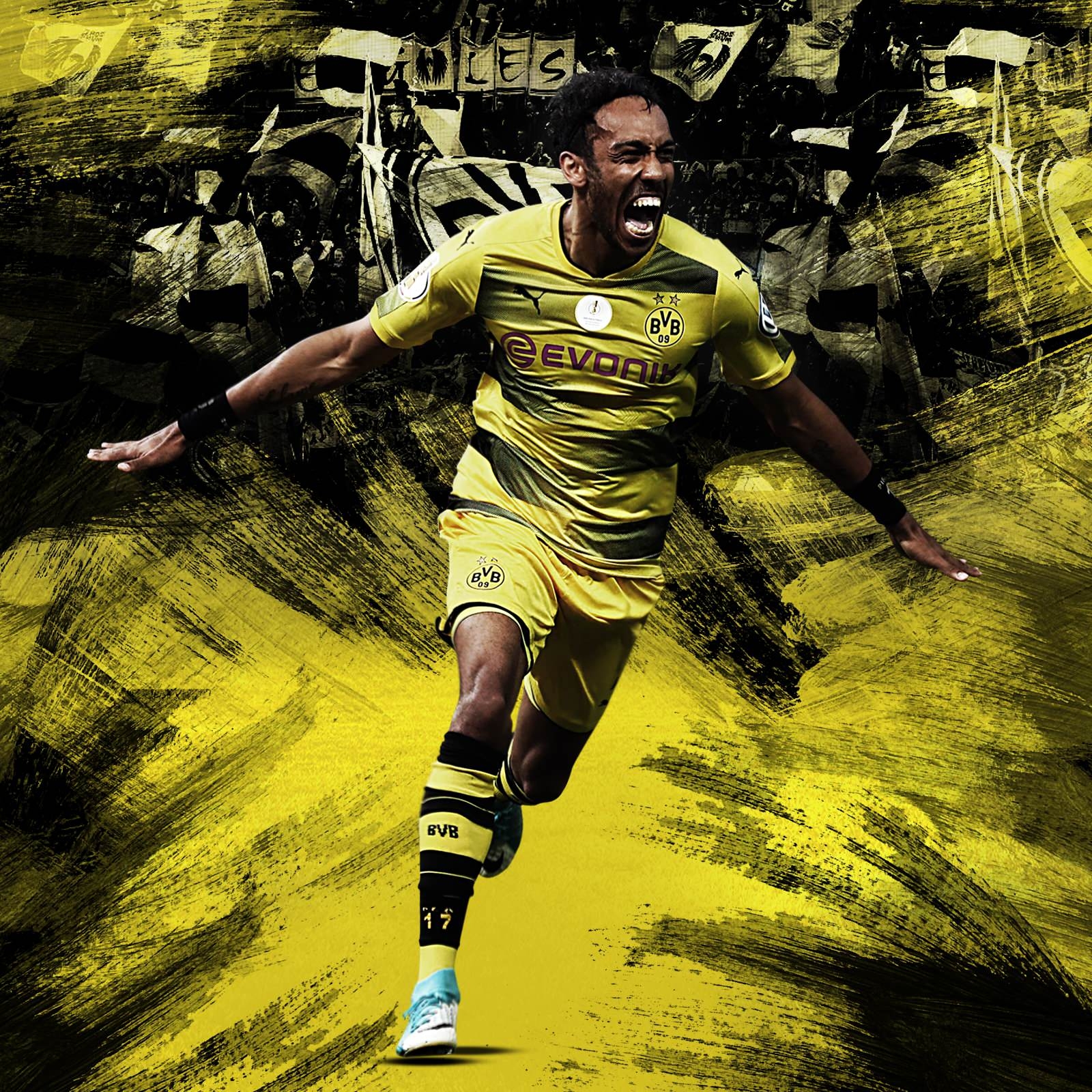 1600x1600 Aubameyang, mobile wallpaper, Phone