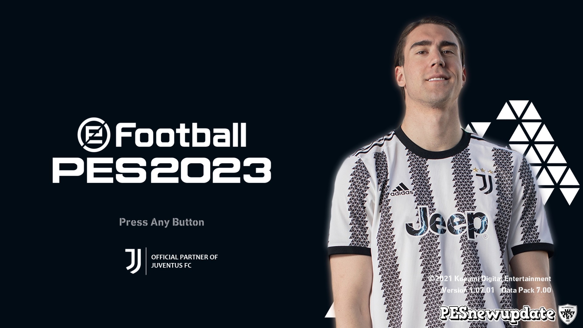 1920x1080 PES 2021 Menu Juventus FC 2022 2023 By PESNewupdate PESNewupdate.com. Free Download Latest Pro Evolution Soccer Patch & Updates, Desktop