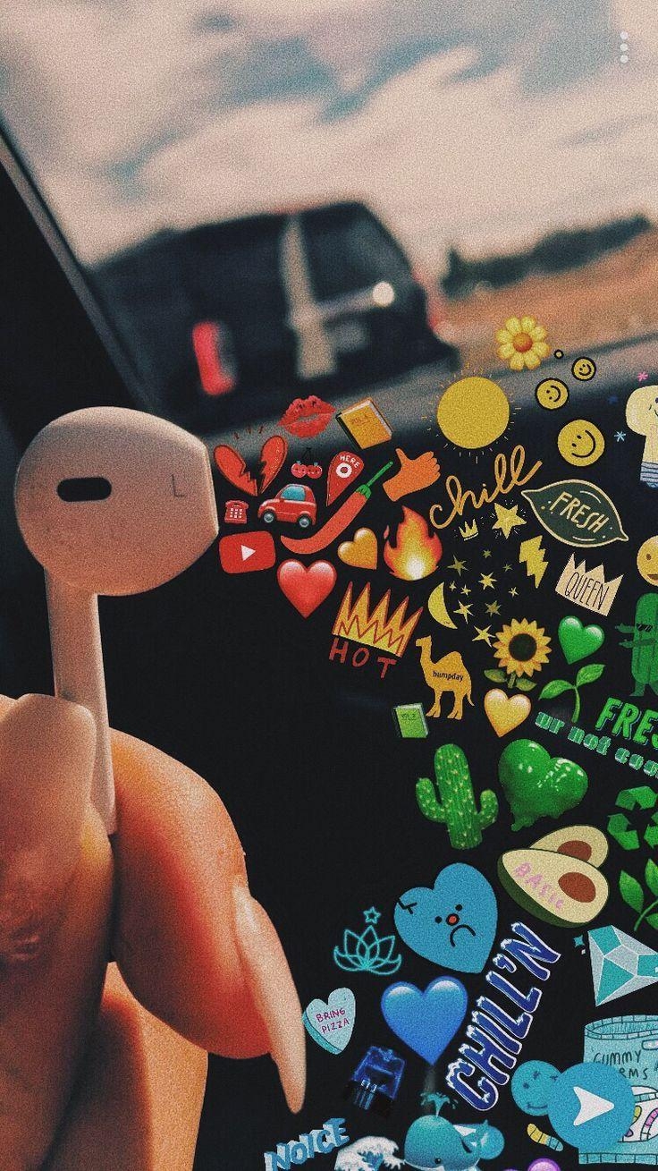 740x1310 Earbud art / Snapchat. VSCO: maggieeandersonnnn, Phone