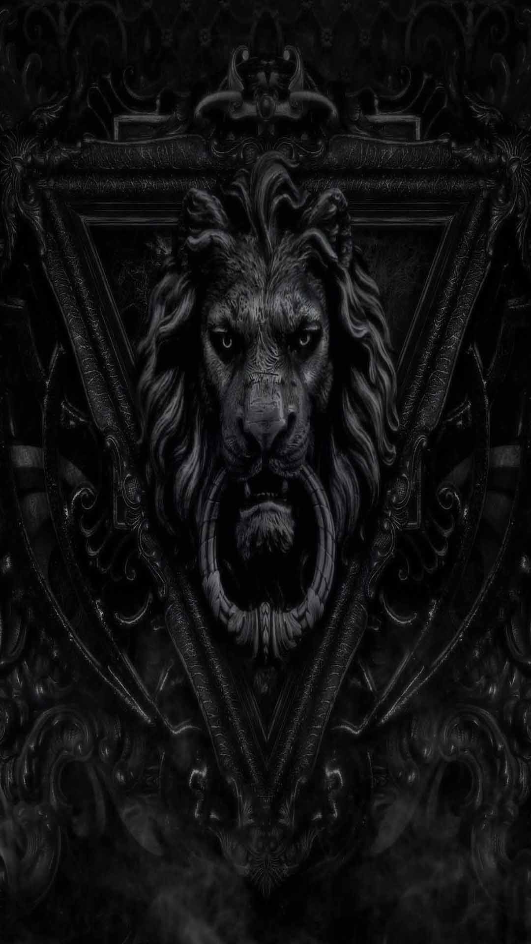 1080x1920 Dark lion iphone 5s full HD wallpaper free download. iPhone, Phone