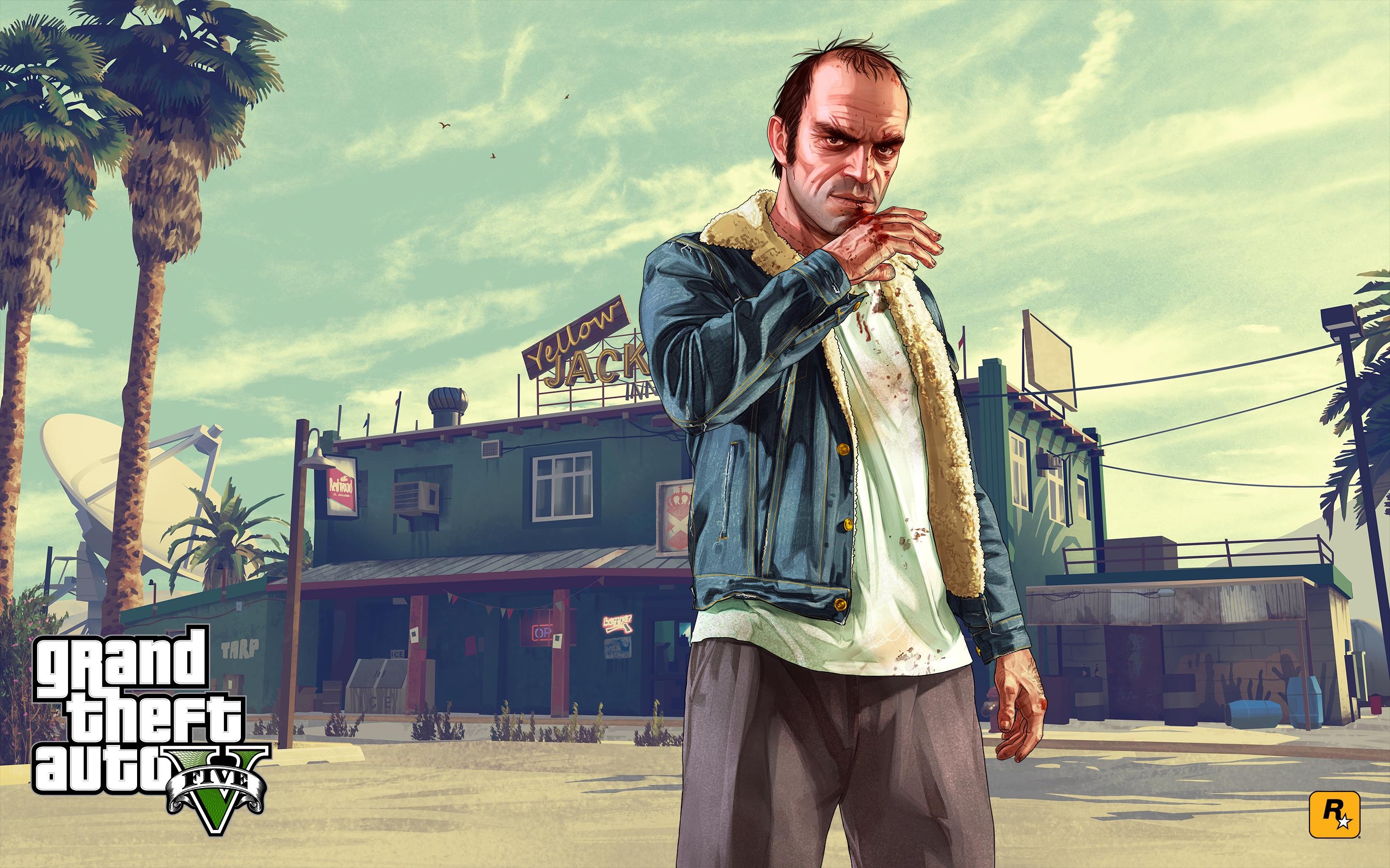 2880x1800 Hd Hurt Trevor Philips In Grand Theft Auto V Wallpaper 5 Trevor Art, Desktop