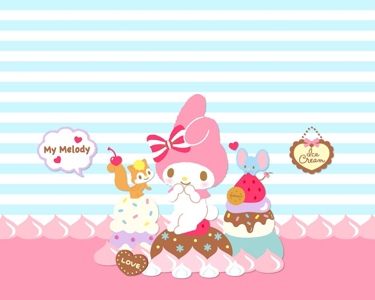 1280x1030 Free download My Melody Cute, Desktop