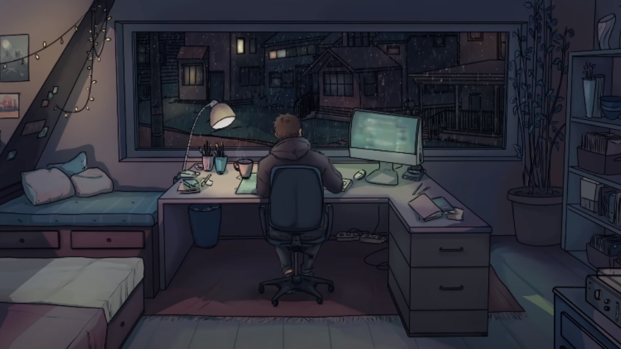 1280x720 Dark Lofi Wallpaper Free Dark Lofi Background, Desktop