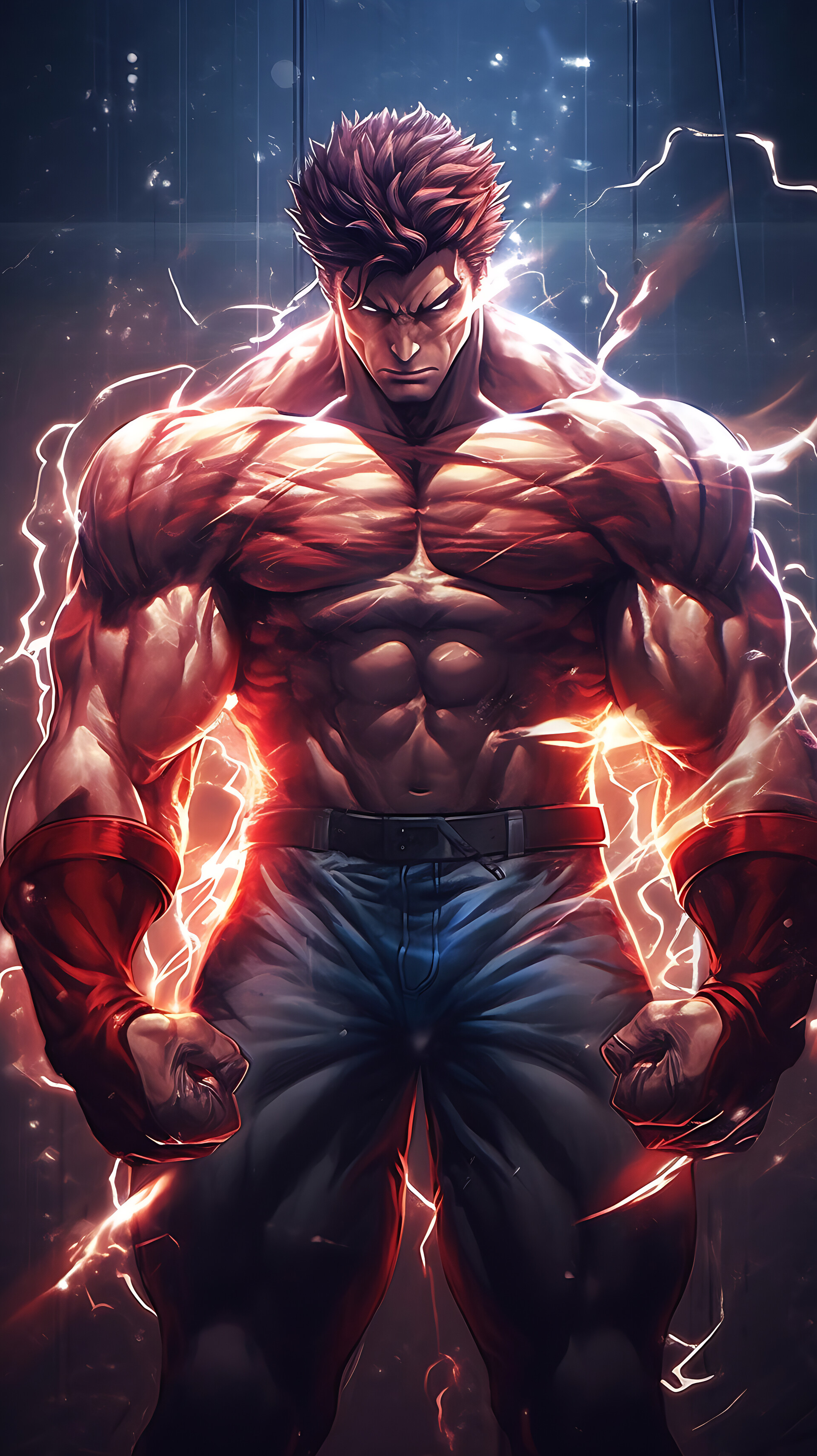 1920x3430 Baki Hanma and Dragon Ball Merge Anime, Phone