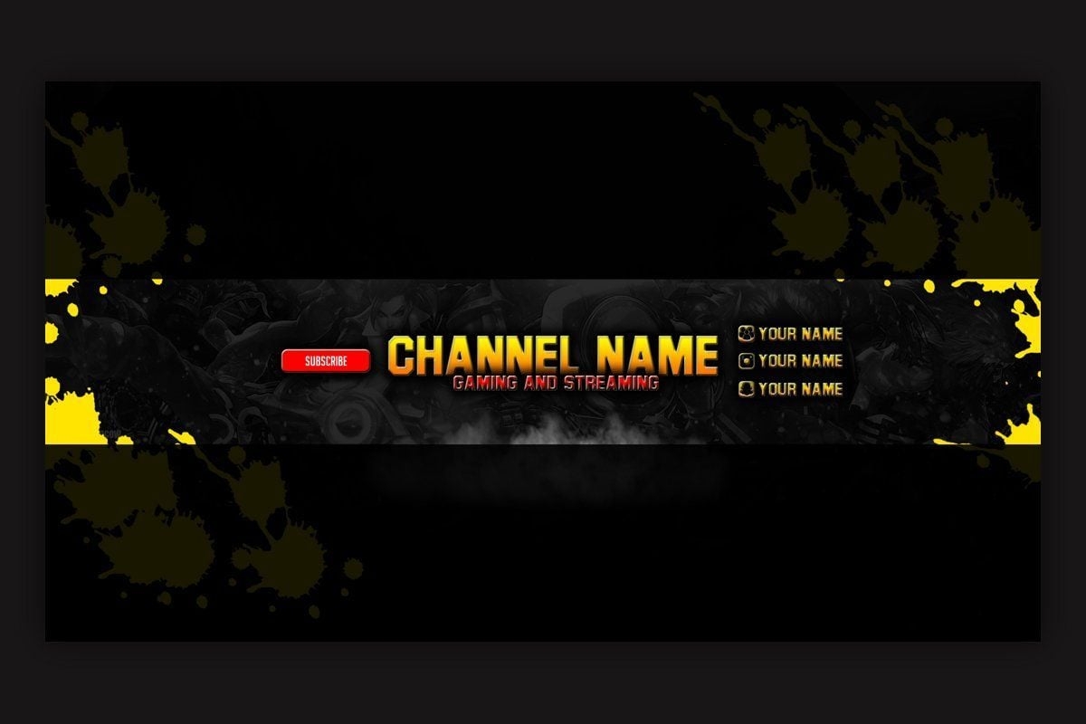 1200x800 Gaming YouTube Banner. Youtube banner , Youtube banners, Youtube banner background, Desktop