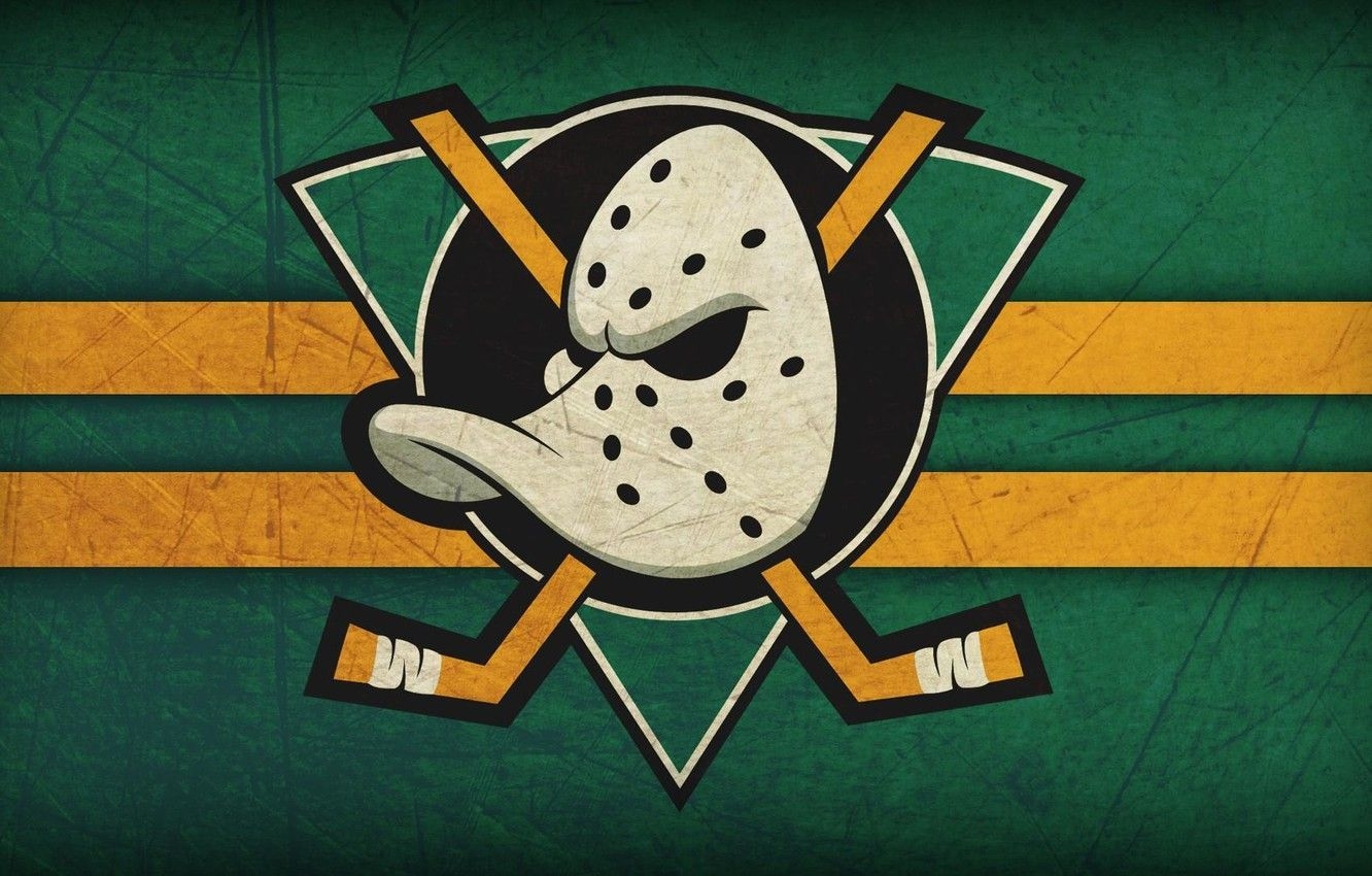 1340x850 Wallpaper duck, Anaheim Ducks, Anaheim, Anaheim, the mighty ducks, stick, hockey mask, mask goalie, Mighty Ducks, Anaheim Mighty Ducks image for desktop, section спорт, Desktop