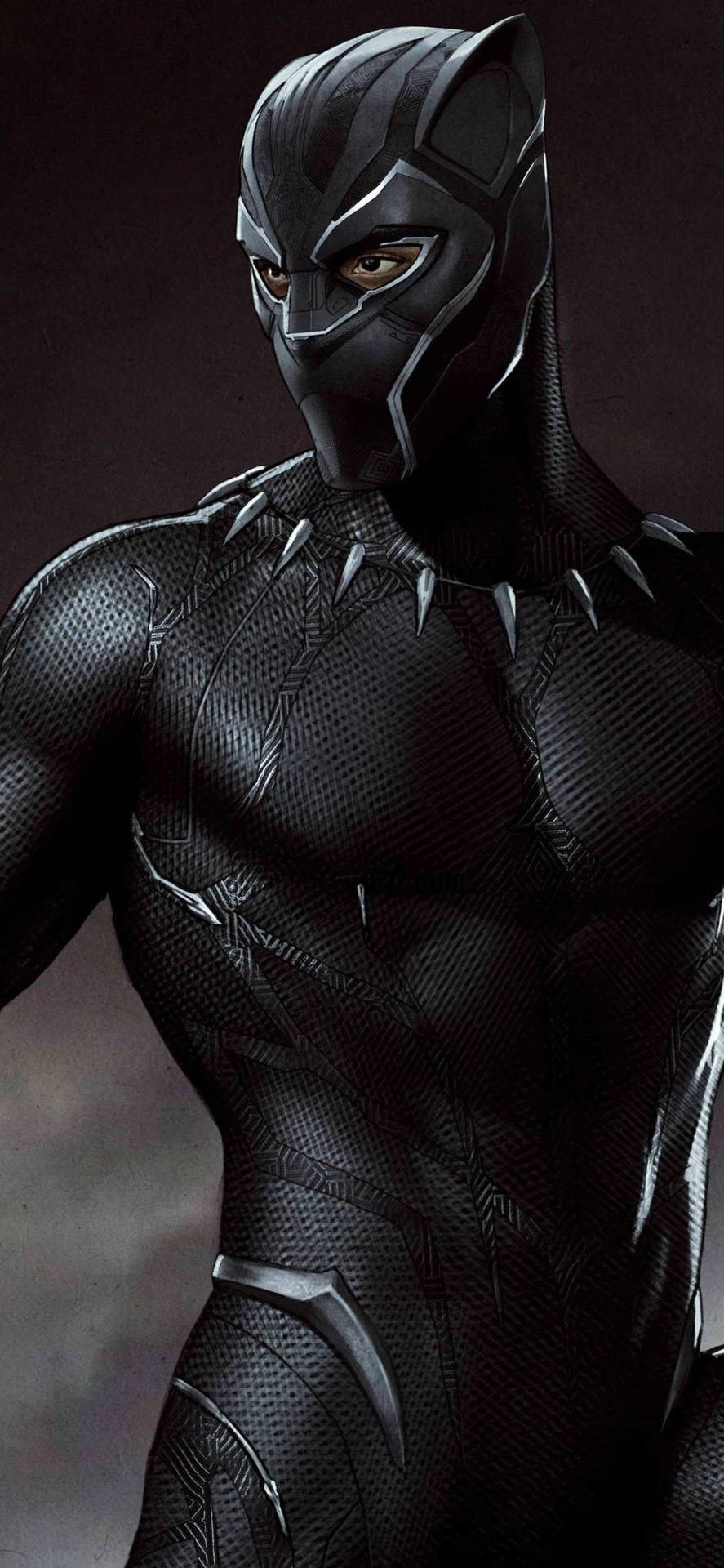 890x1920 Black Panther Superhero Picture, Phone