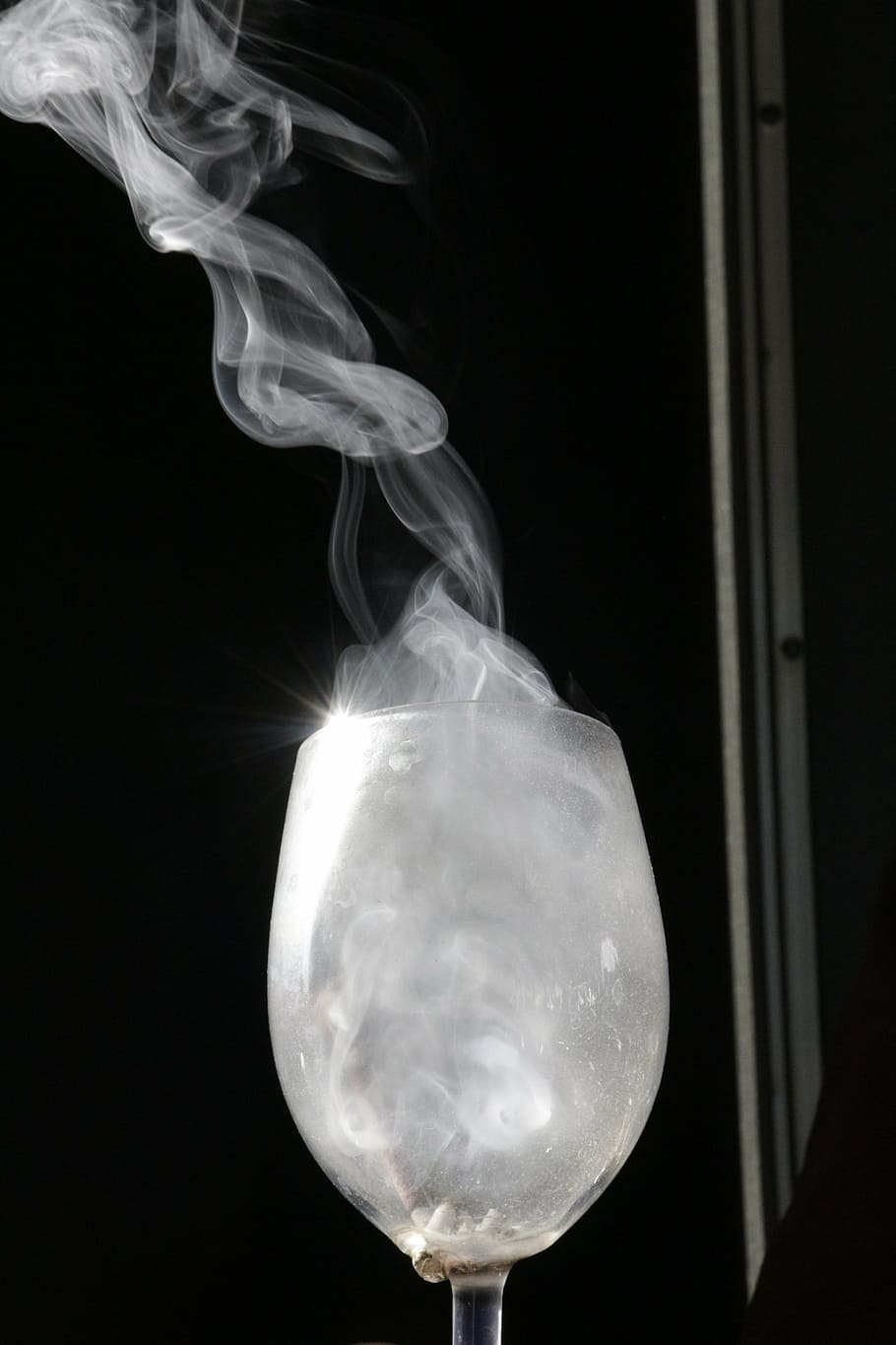 910x1370 HD wallpaper: smoke, glass, lifestyle, indoors, smoke, Phone