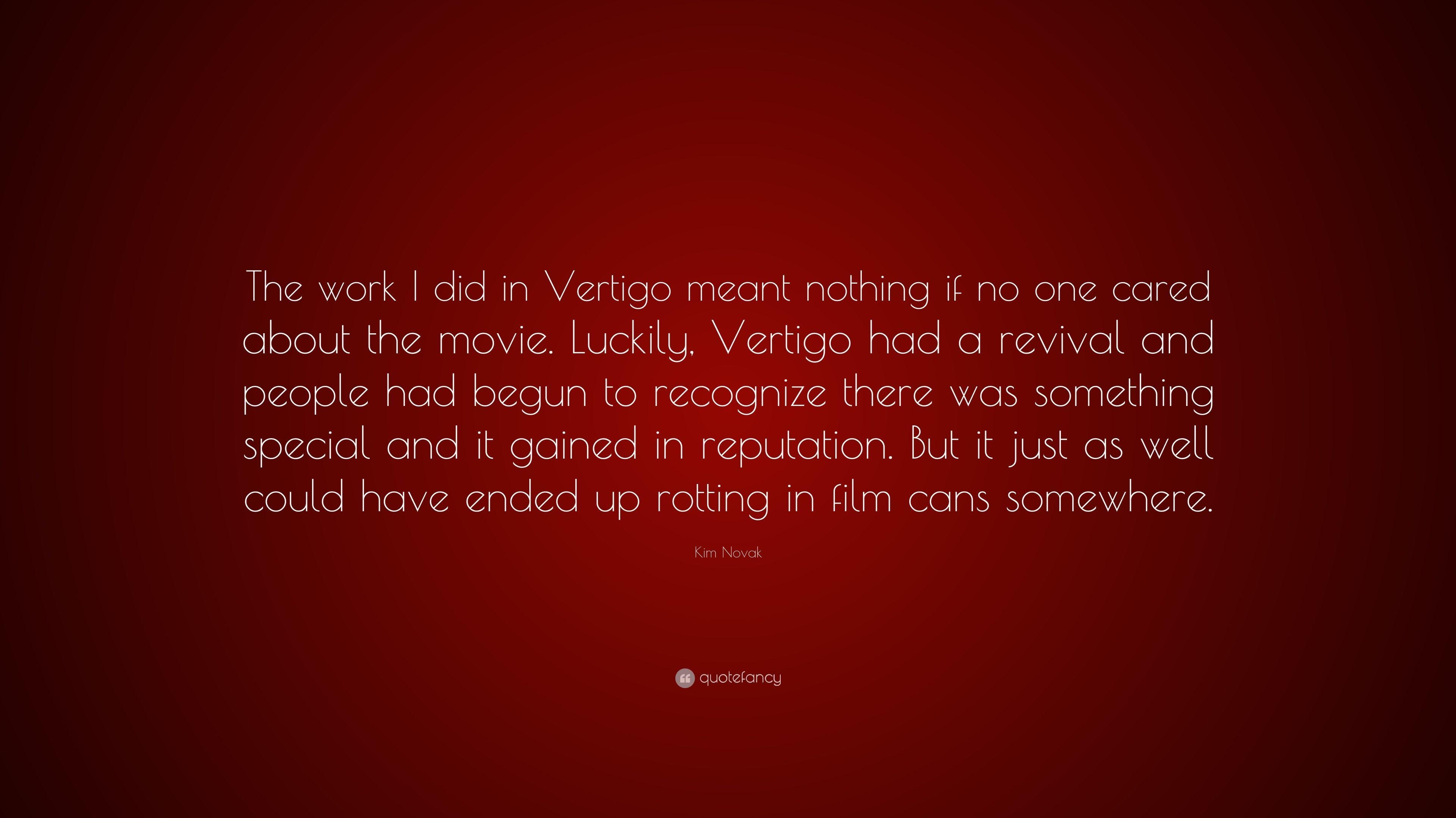 3840x2160 Kim Novak Quote: “The work I did in Vertigo meant nothing if no one, Desktop