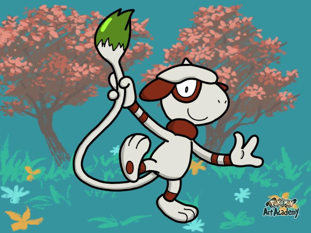 1030x770 Pokemon Art Academy picture: Smeargle, Desktop