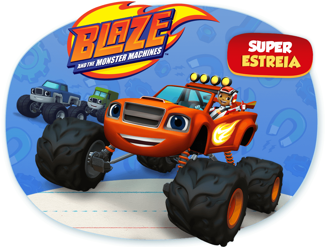 1090x820 Download Walltastic 44524 Blaze And The Monster Machines Wallpaper, Desktop