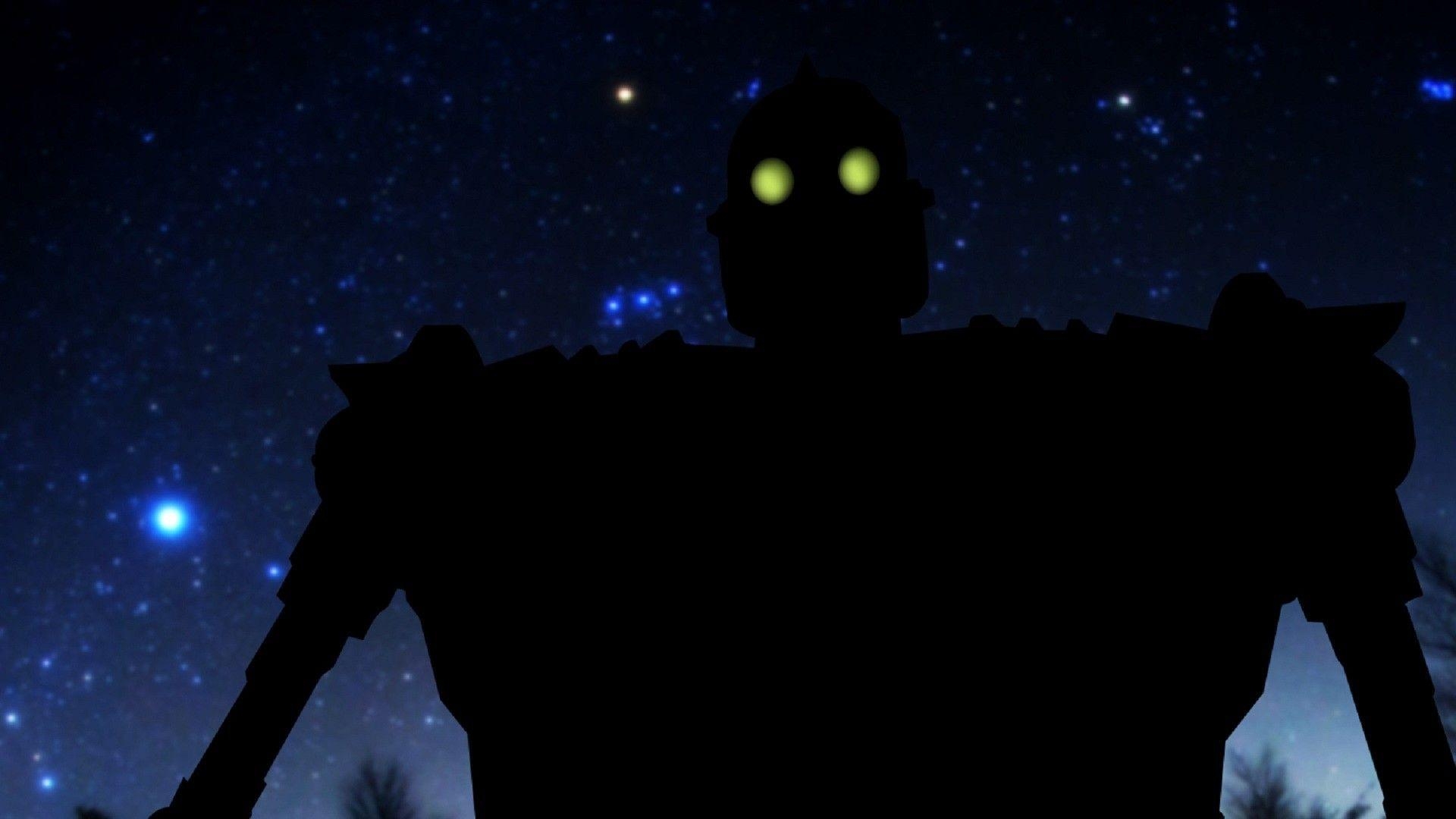 1920x1080 digital Art, Robot, Stars, The Iron Giant Wallpaper HD / Desktop, Desktop