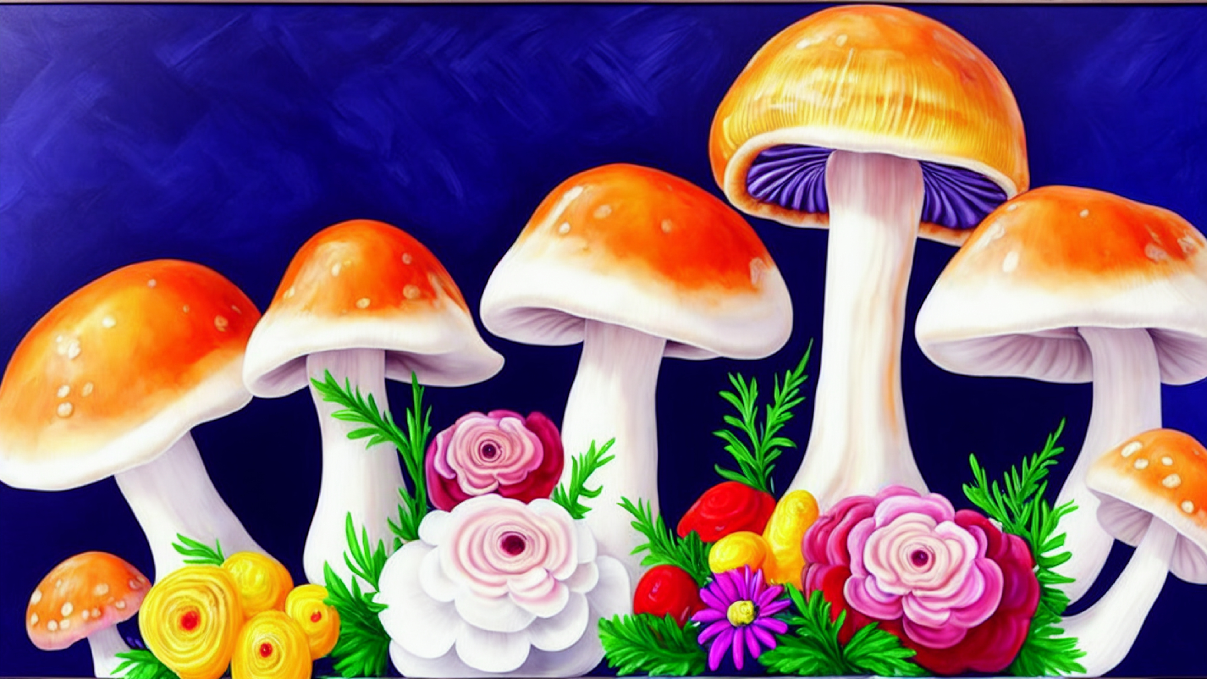 3840x2160 Mushroom Still lifes 4k wallpaper, Desktop