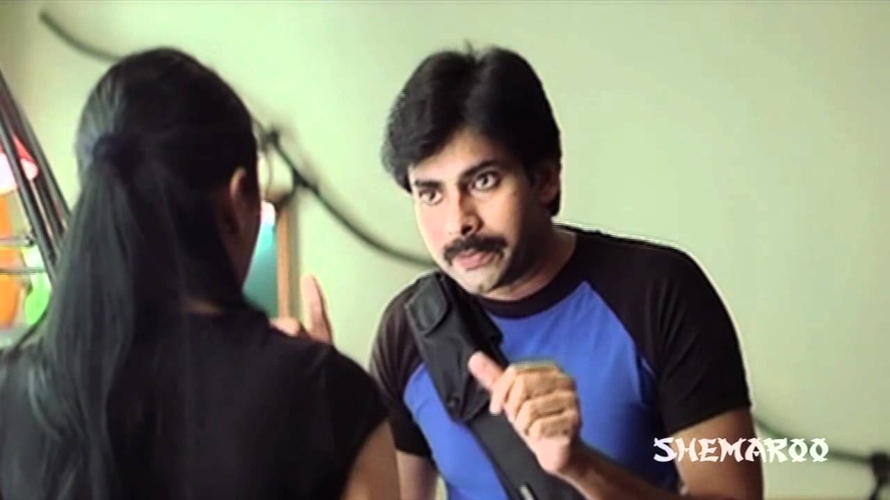 1280x720 Bhoomika Chawla Pawan Kalyan Movie scenes Daaredhi Hero Pawan Kalyan, Desktop