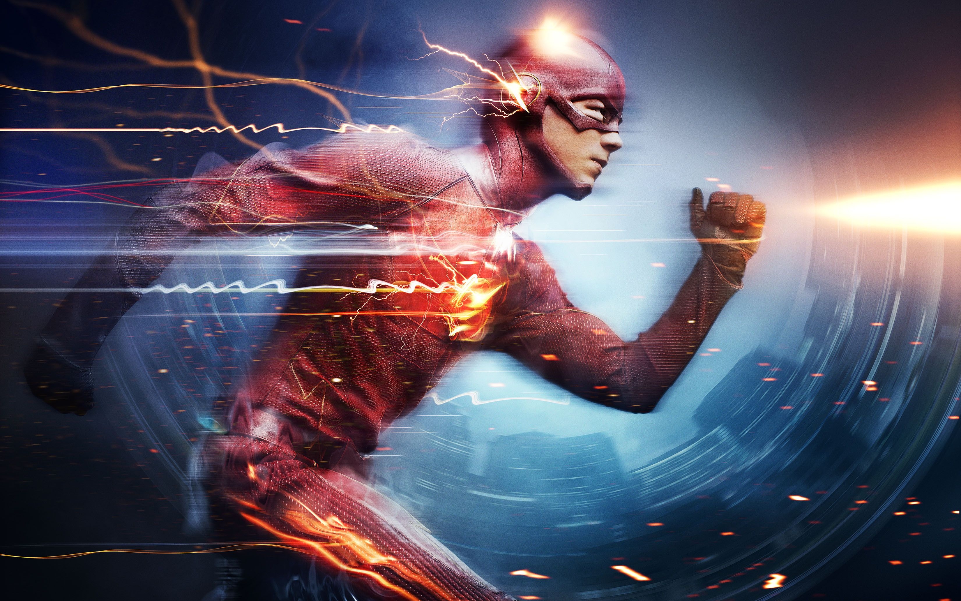 3300x2070 Wallpaper Grant Gustin, The Flash, HD, TV Series, Desktop