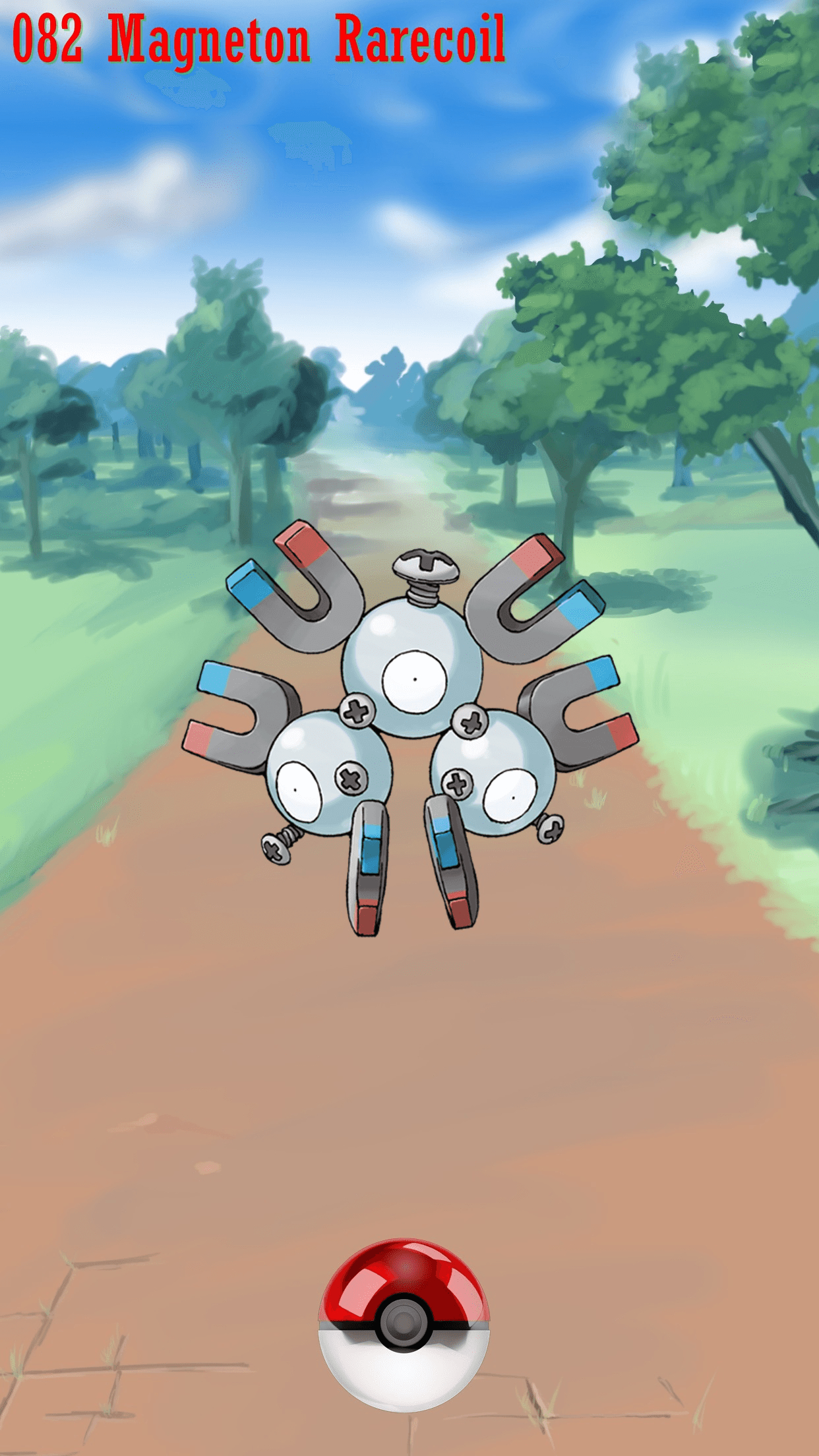 1250x2210 Street Pokeball Magneton Rarecoil, Phone