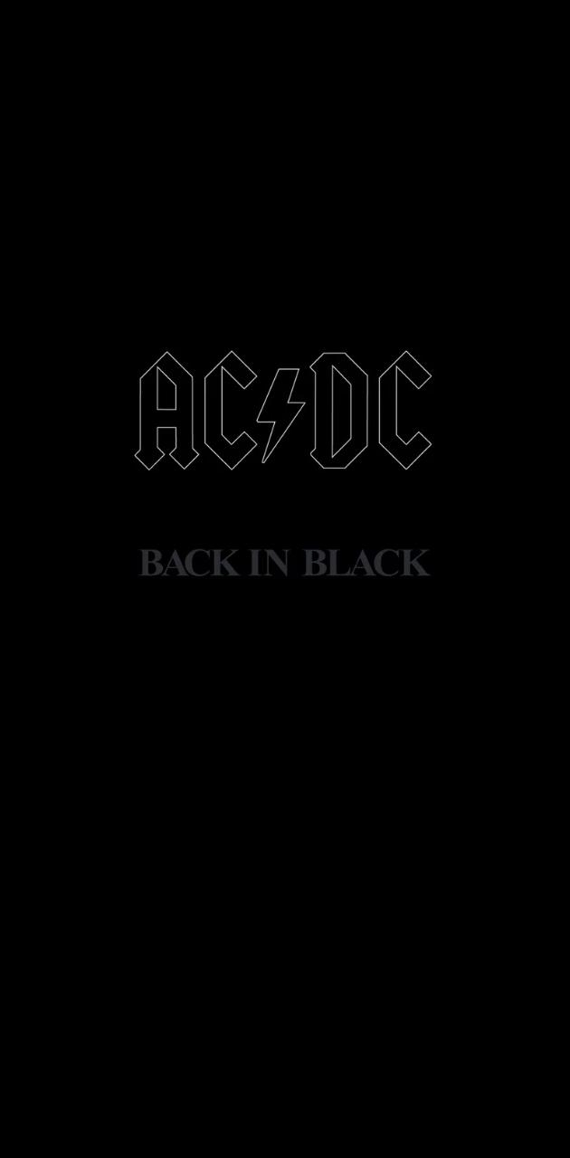 630x1280 ACDC Back In Black wallpaper, Phone