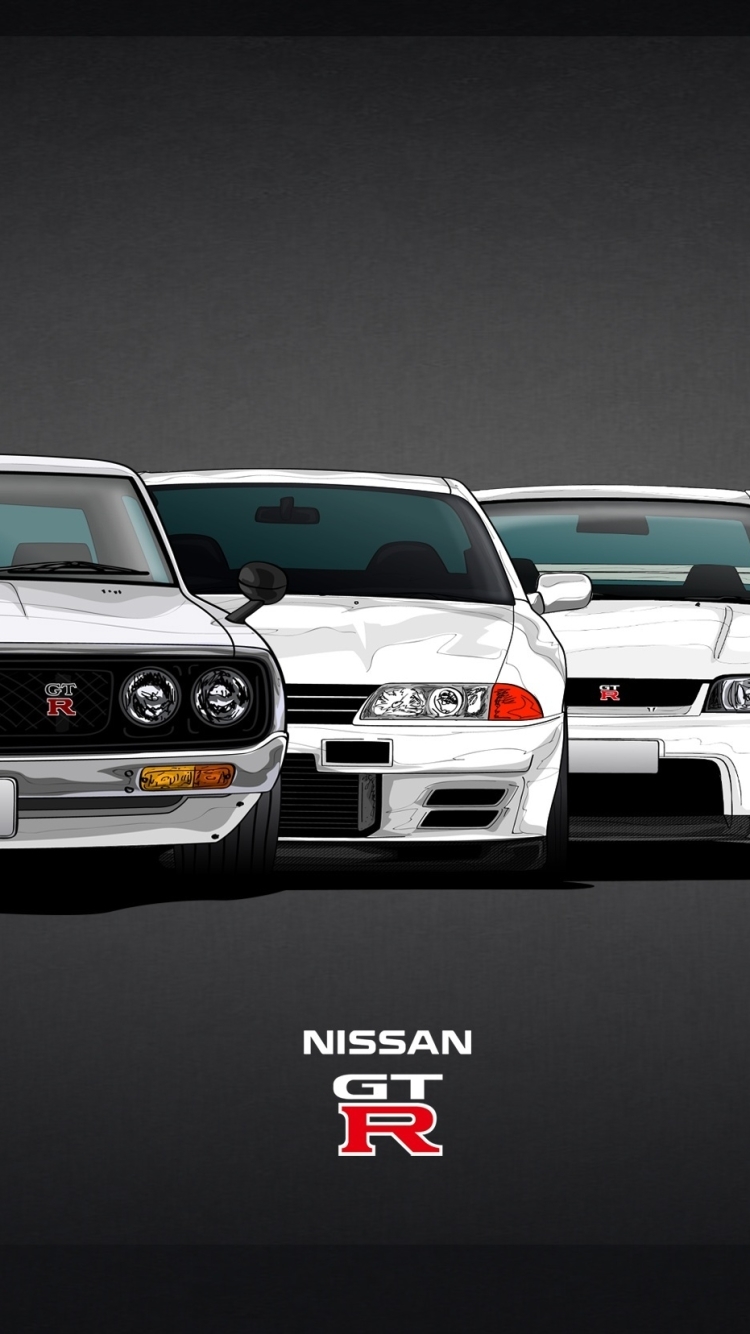 750x1340 Download Vehicle Nissan GT R Nissan GT, Phone