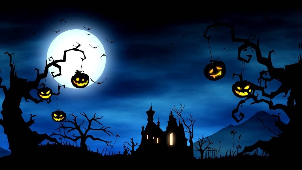 1280x720 Free download 4K Cartoon Video Background Halloween Yard Background Animation [] for your Desktop, Mobile & Tablet. Explore Halloween Picture Background. Halloween Wallpaper For Desktop, Free Halloween Background Wallpaper, Desktop