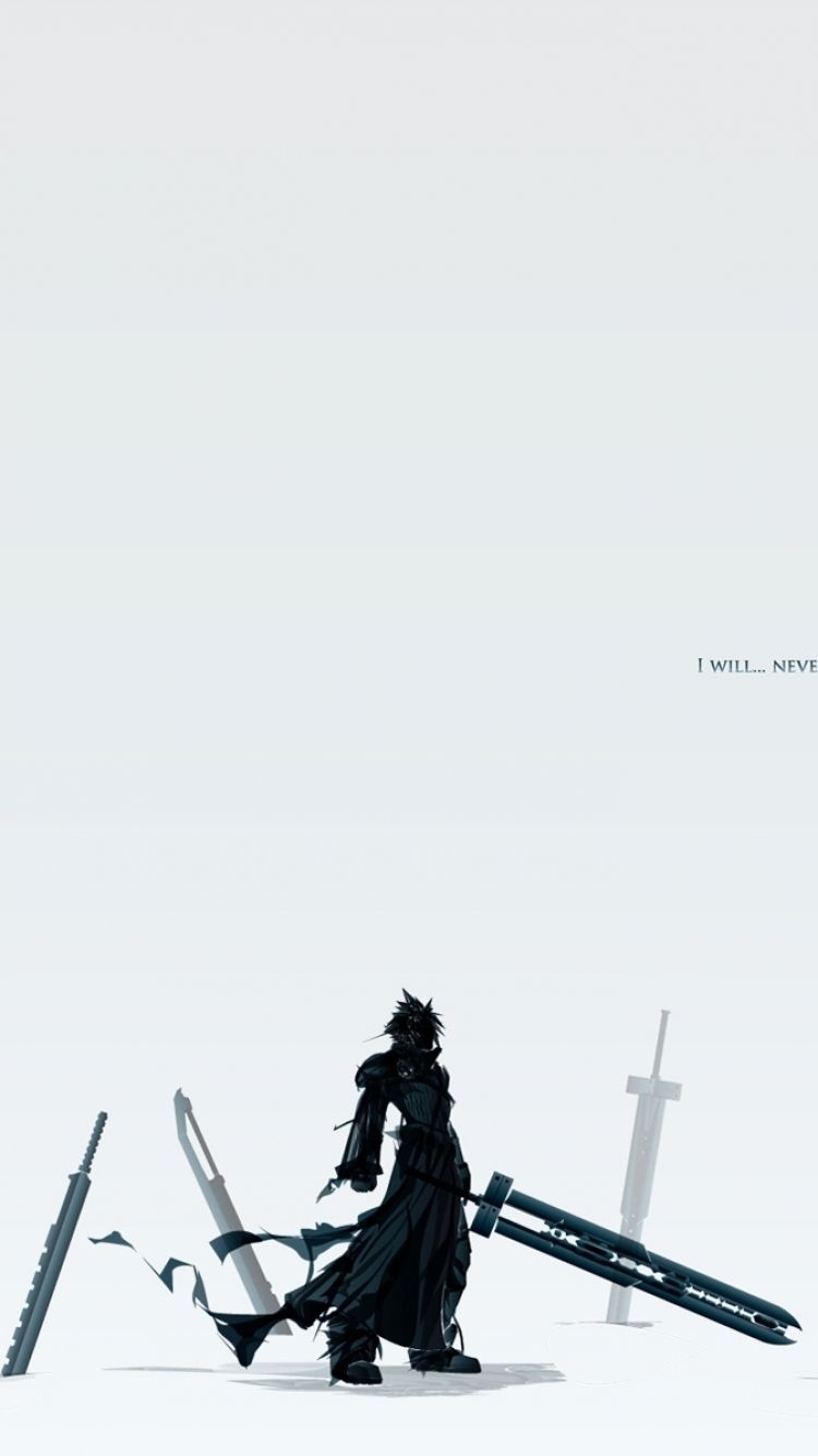 750x1340 Anime Final Fantasy VII: Advent Children (), Phone