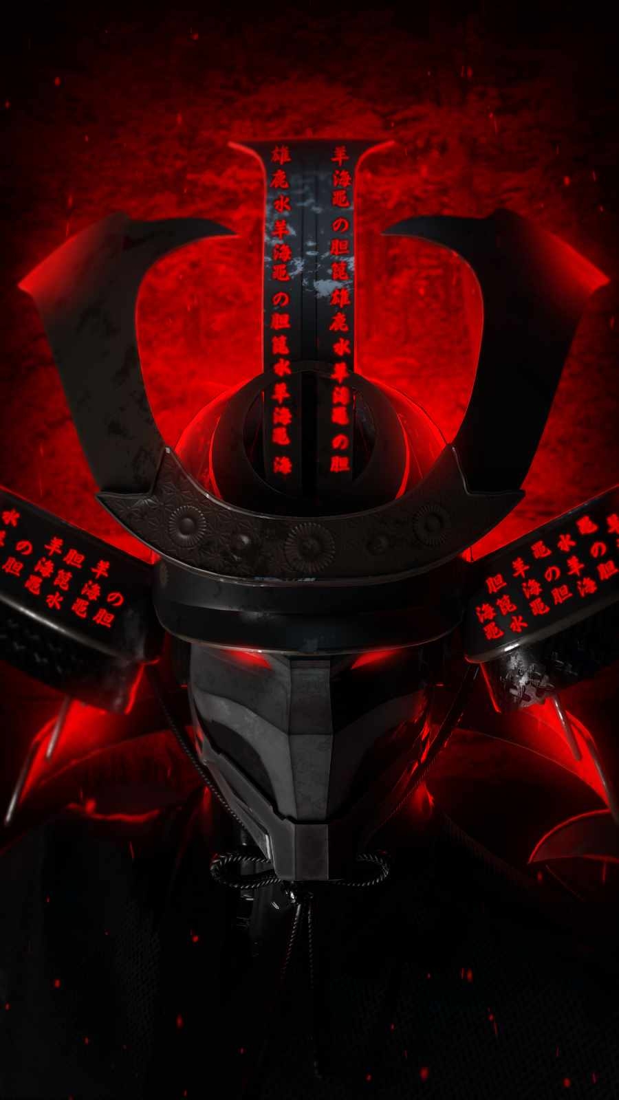 900x1600 Samurai Hybrid Warrior iPhone Wallpaper, Phone