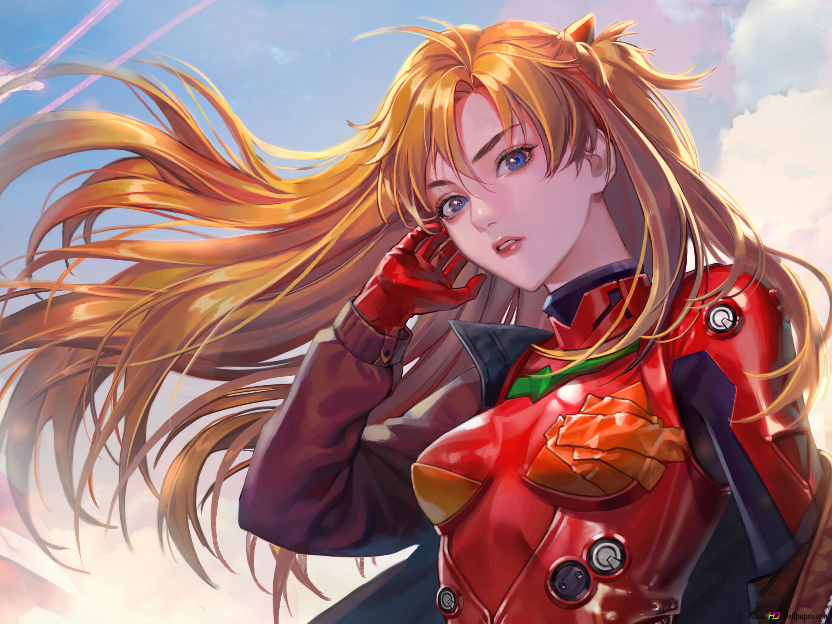 2800x2100 Neon Genesis Evangelion, Asuka Langley Sohryu 4K wallpaper download, Desktop