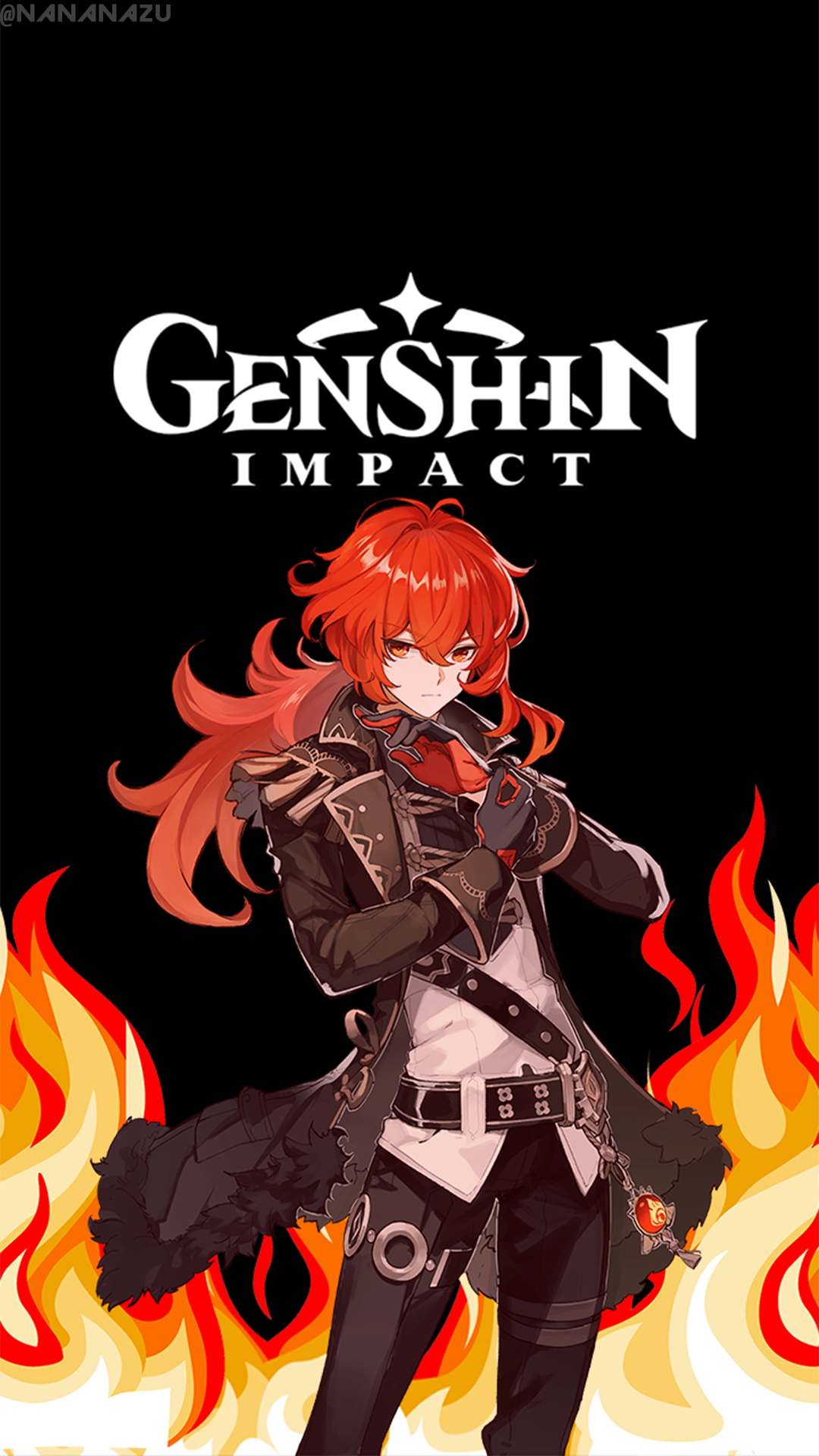 1080x1920 Genshin Impact Diluc Wallpaper Android. Impact, Anime wallpaper, Best gaming wallpaper, Phone