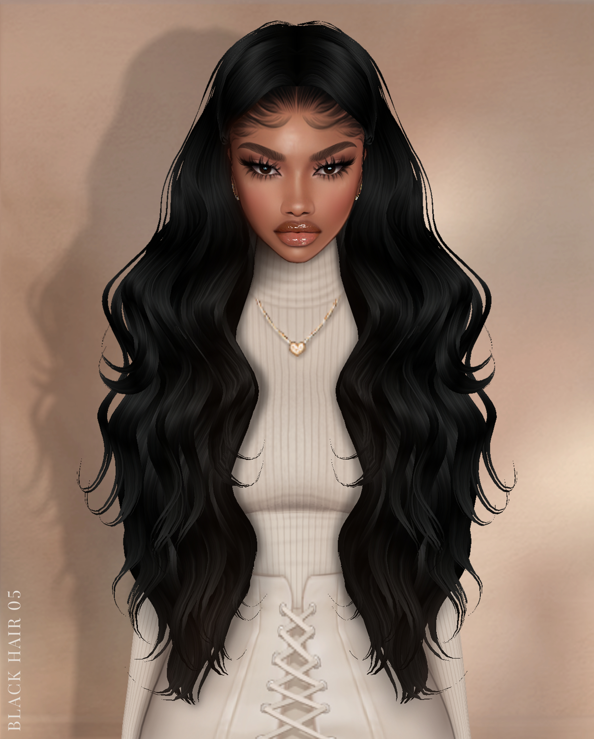 2050x2550 IMVU Hair Texture Super Silk -BUNDLE, Phone