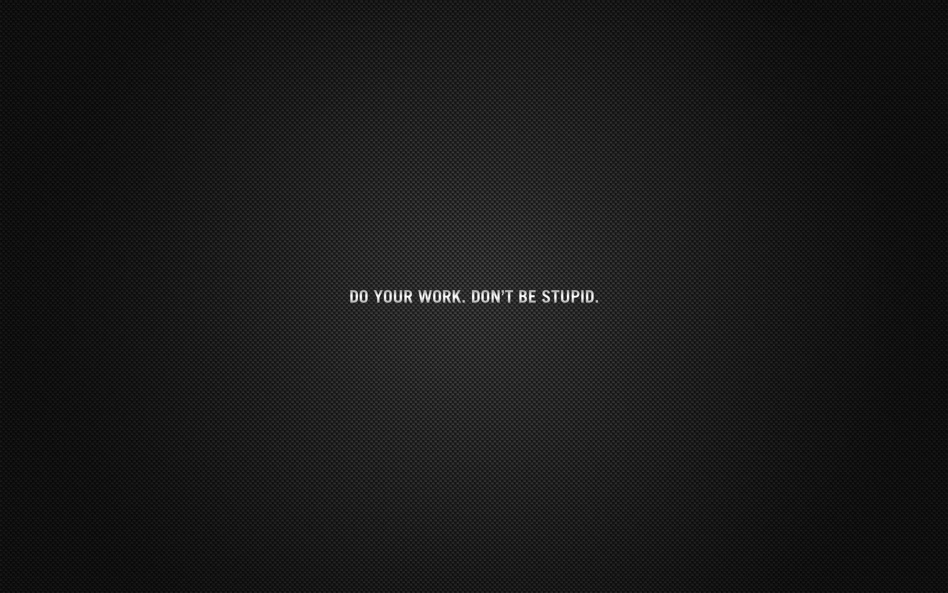 1920x1200 quote text minimalism work wallpaper and background, Desktop