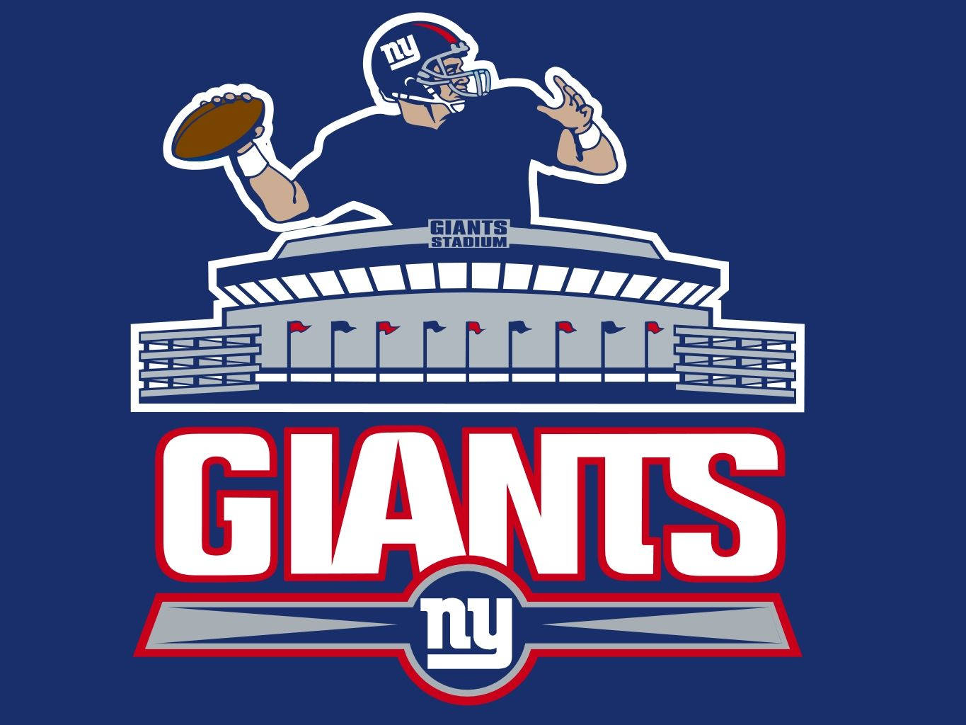 1370x1030 New York Giants Logo Wallpaper for FREE, Desktop