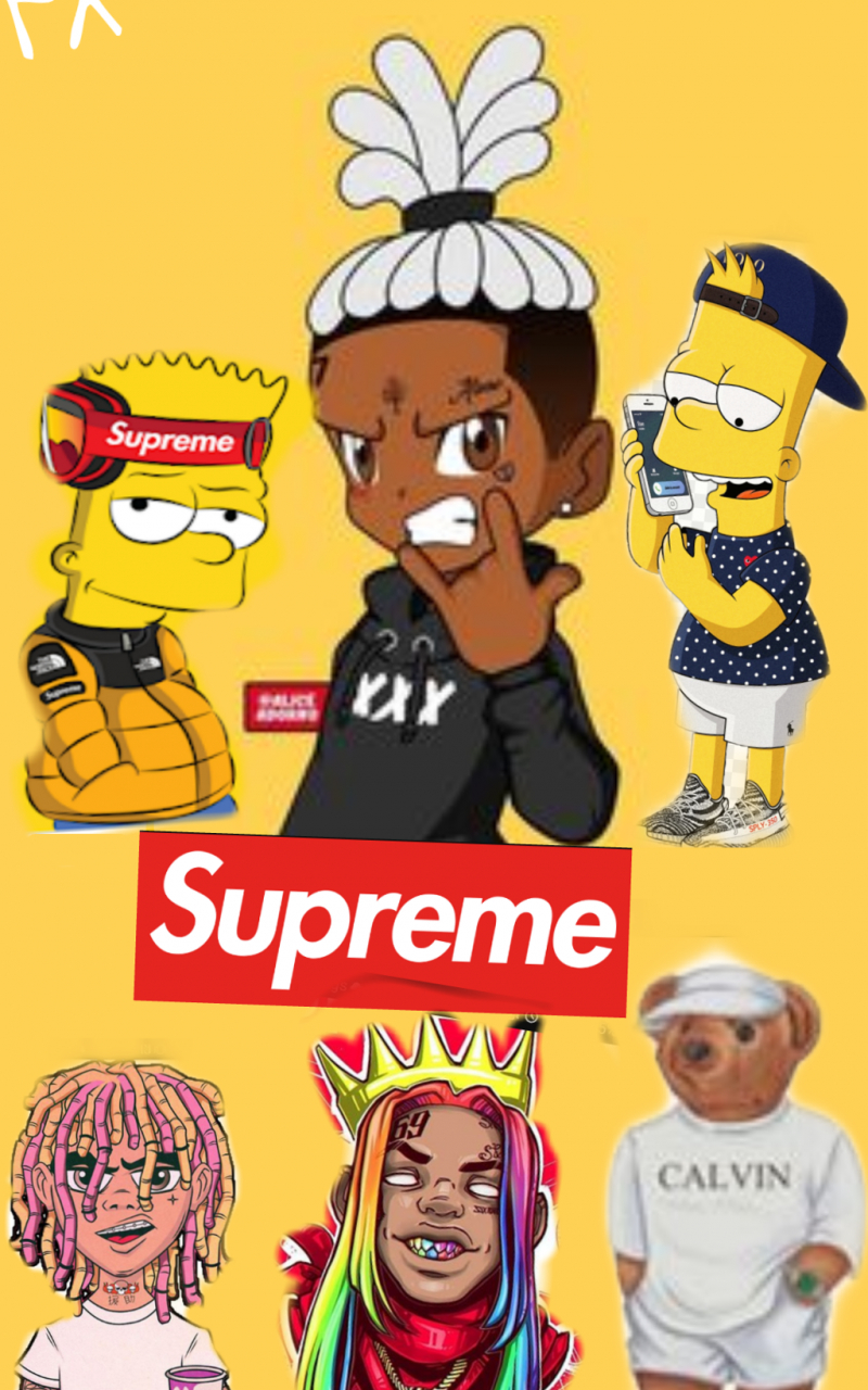 800x1280 Free download 6ix9ine lilpump bartsimpson supreme calvinthebear wallp [1024x1820] for your Desktop, Mobile & Tablet. Explore XXXTentacion Bart Wallpaper. XXXTentacion Bart Wallpaper, Bart XXXTentacion Wallpaper, Bart Wallpaper, Phone