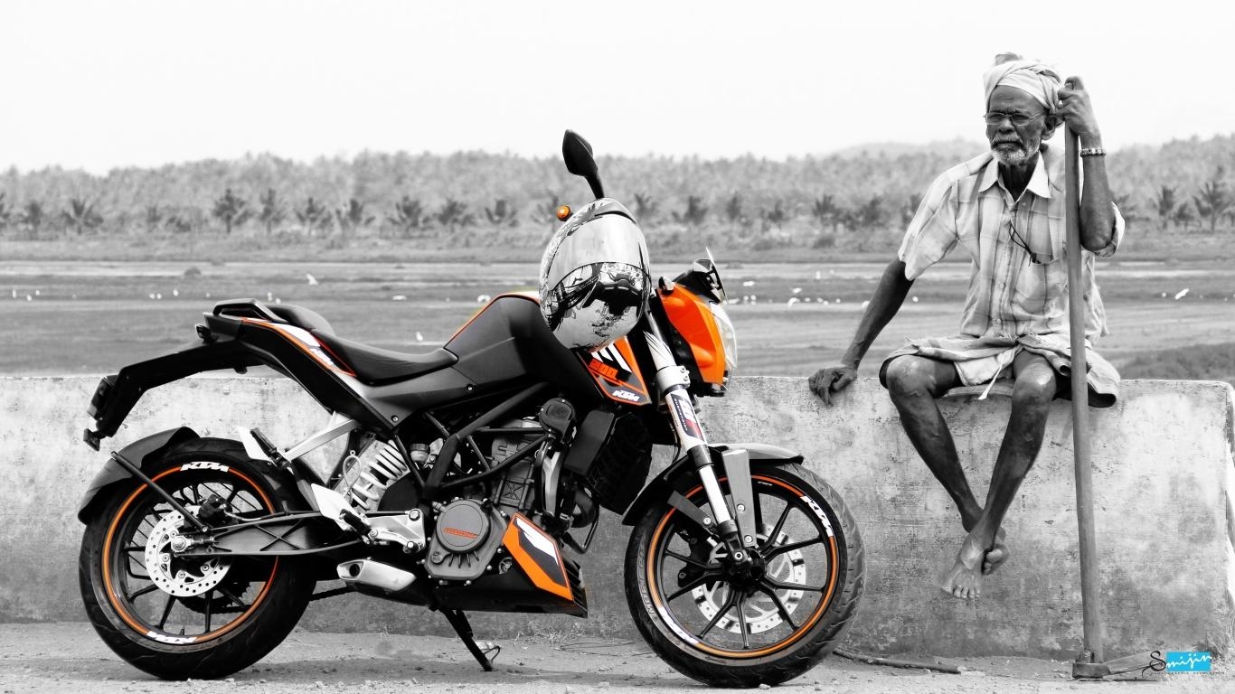 1370x770 Ktm 200 Duke HD Wallpaper, Desktop