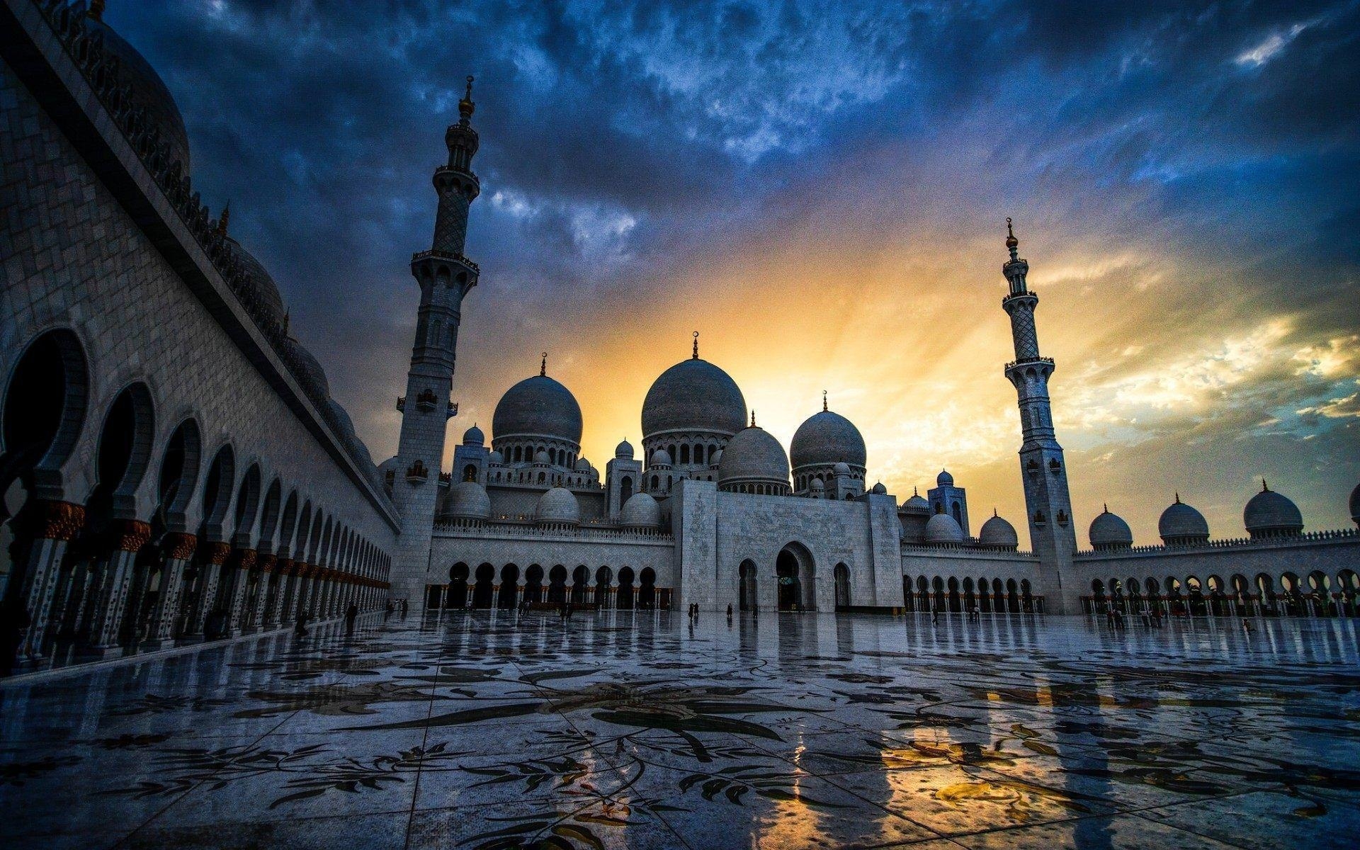 1920x1200 Grand Mosque Abu Dhabi Wallpaper HD For Desktop & Mobile, Desktop