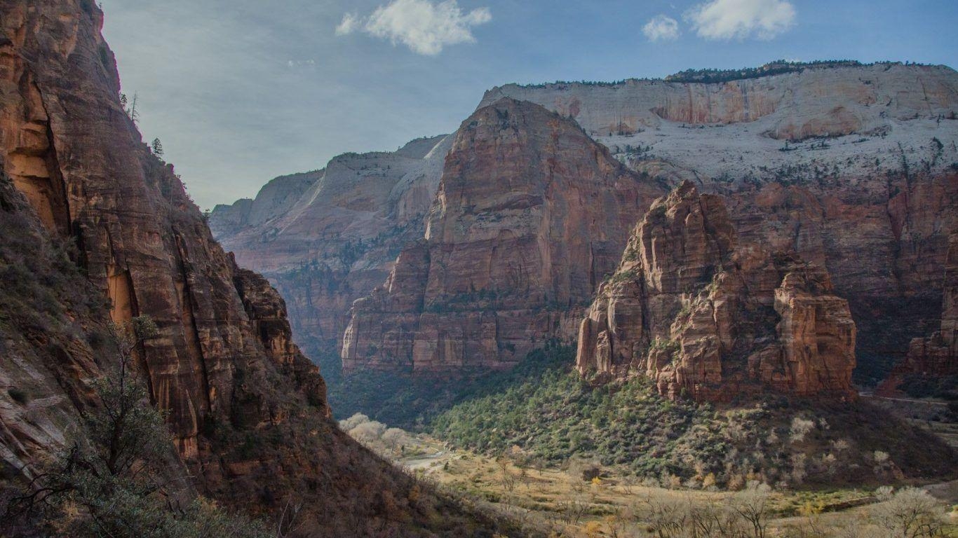 1370x770 Mountain: Mesa Verde Colorado Mountains Tree Winter National Park, Desktop