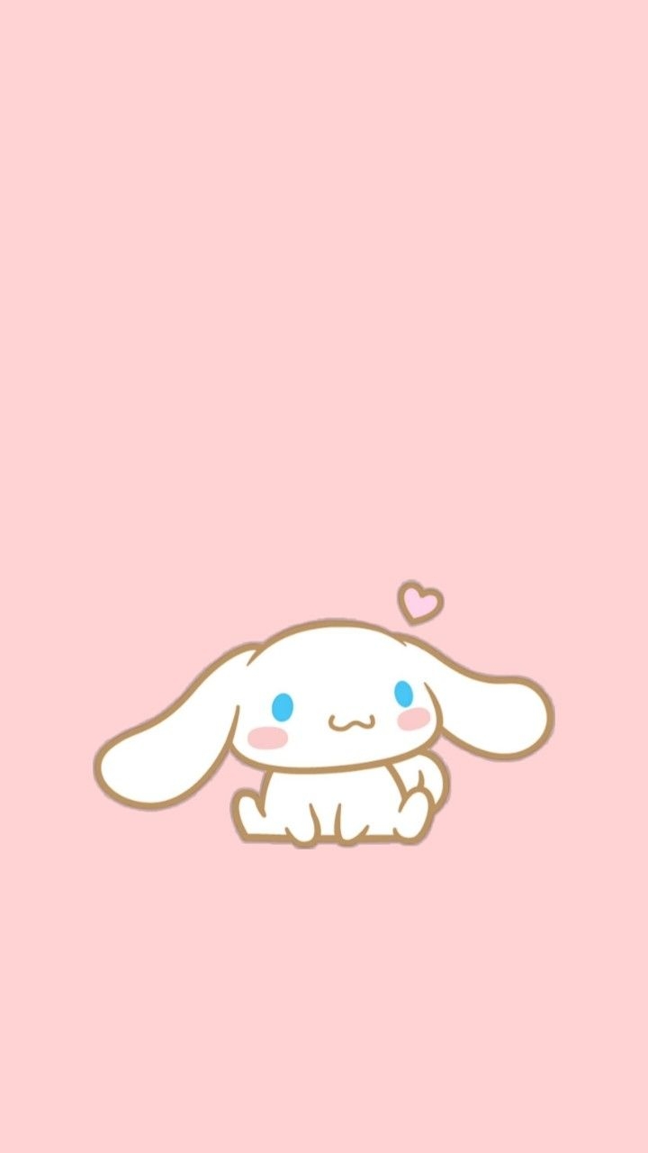 720x1280 Pink Cinnamoroll Bunny on Pink Background, Phone