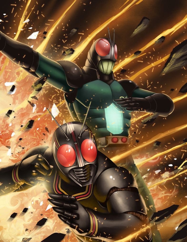 790x1020 Masked Rider black and RX Rider, Phone