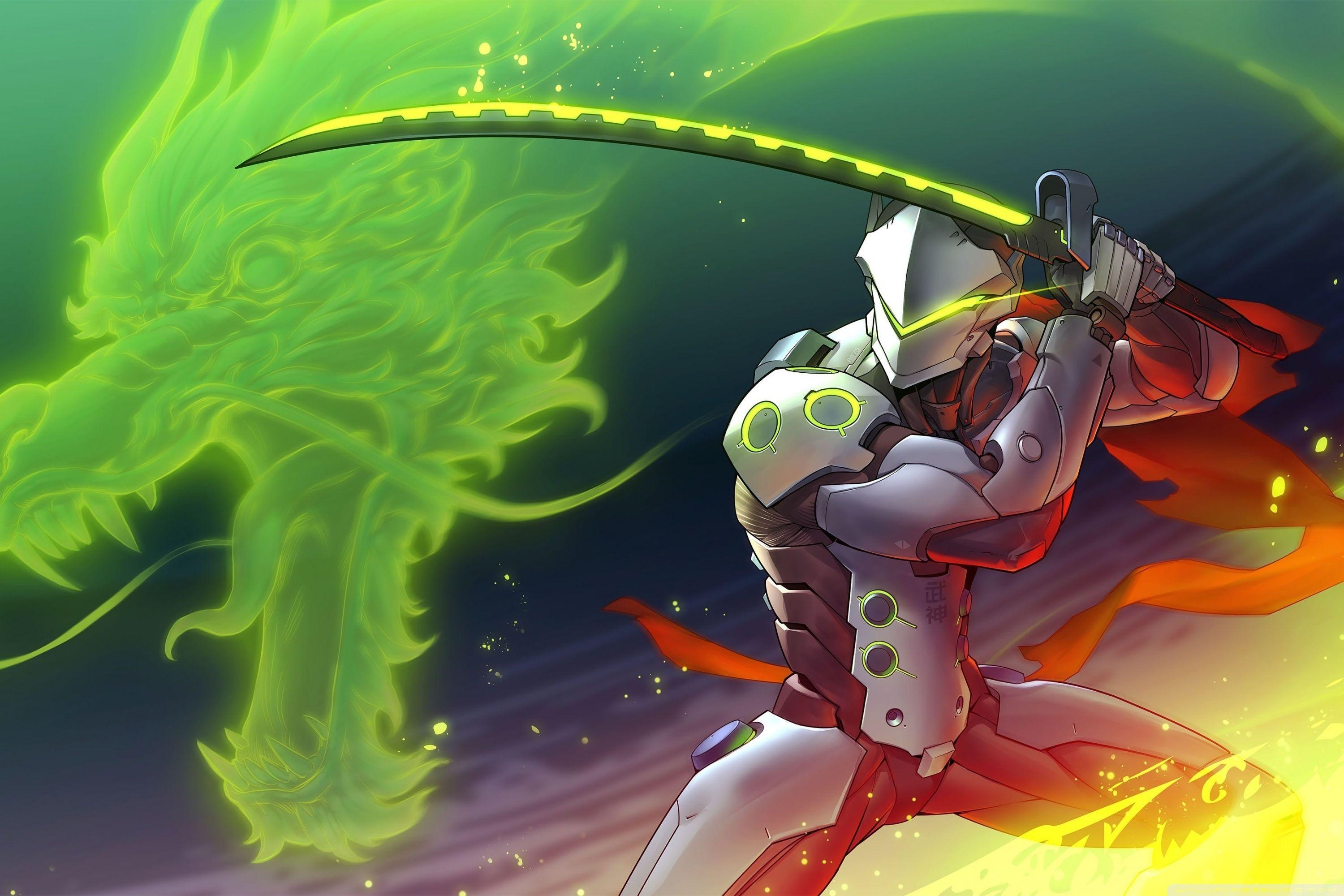 3000x2000 Overwatch Genji ❤ 4K HD Desktop Wallpaper for • Wide, Desktop