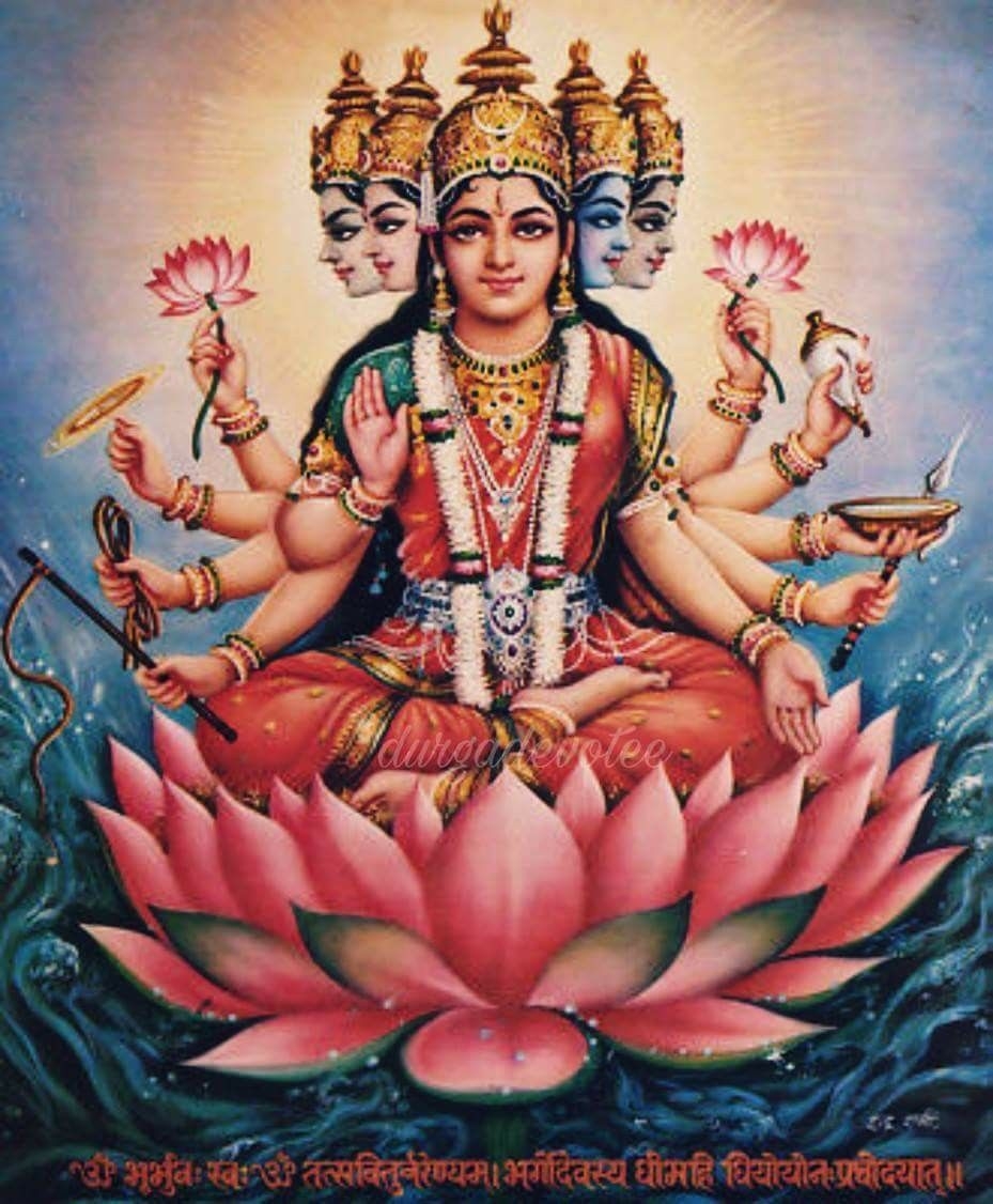 930x1130 Maa Gayatri. Durga goddess, Ganesha hindu, Indian gods, Phone