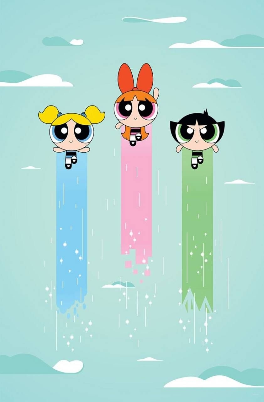 850x1280 Powerpuff Girls Wallpaper, Phone