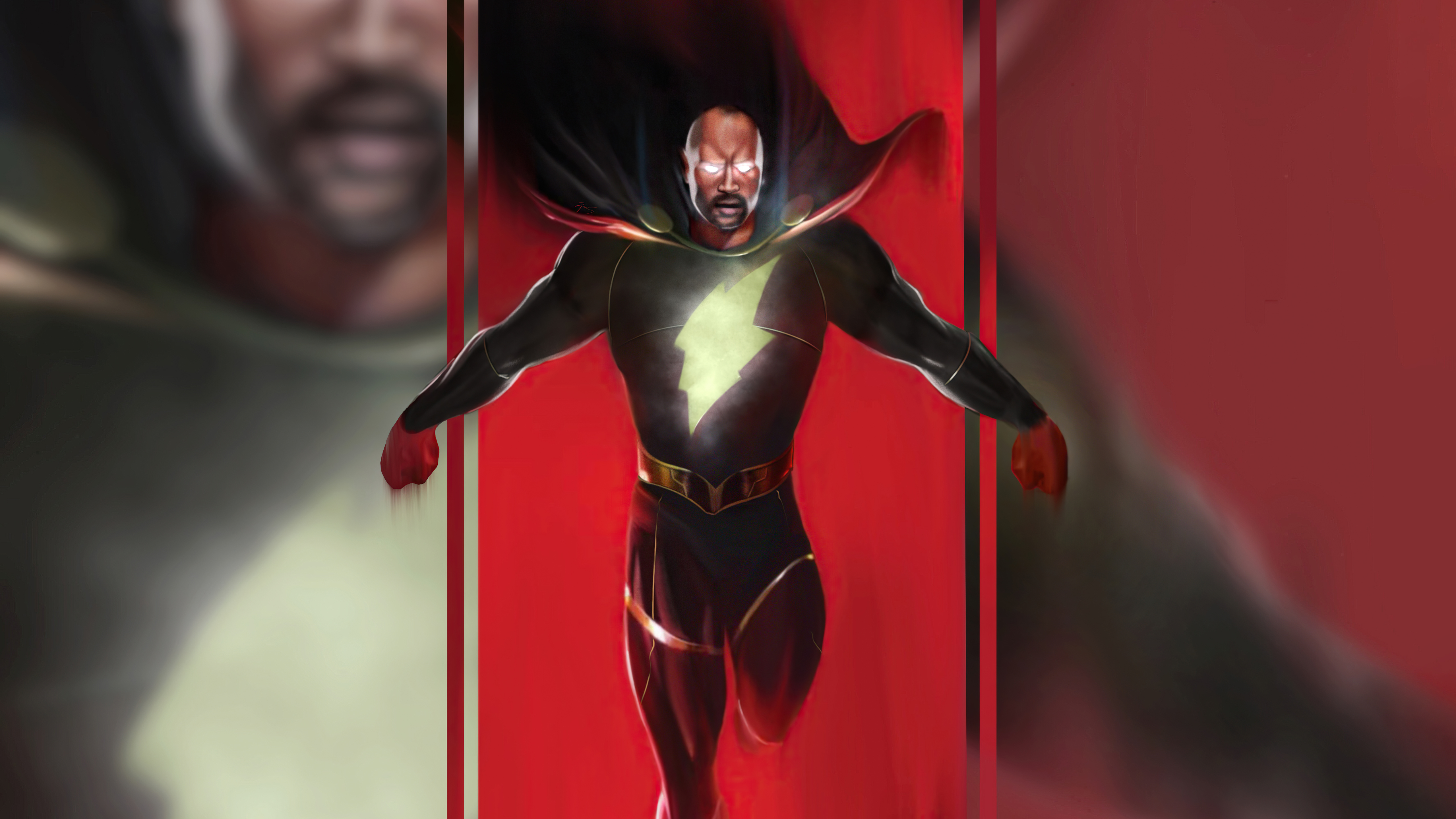 5120x2880 Wallpaper 4k Black Adam Character Illustration 4k Wallpaper, Desktop