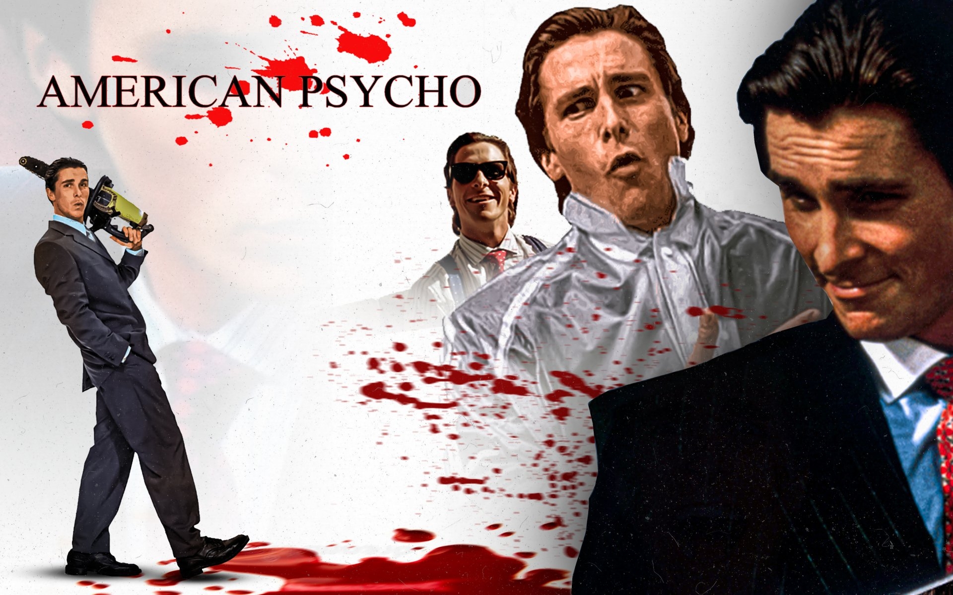 1920x1200 Download Assassin Patrick Bateman Blood, Desktop