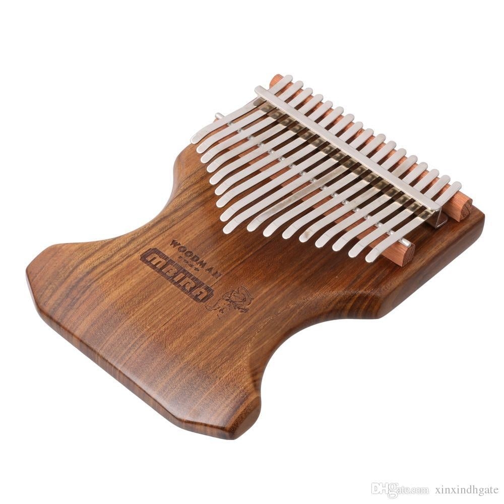 1000x1000 Ebony Black Wood 17 Keys C Tone Kalimba MBIRA Thumb Piano WOODMAN UK, Phone