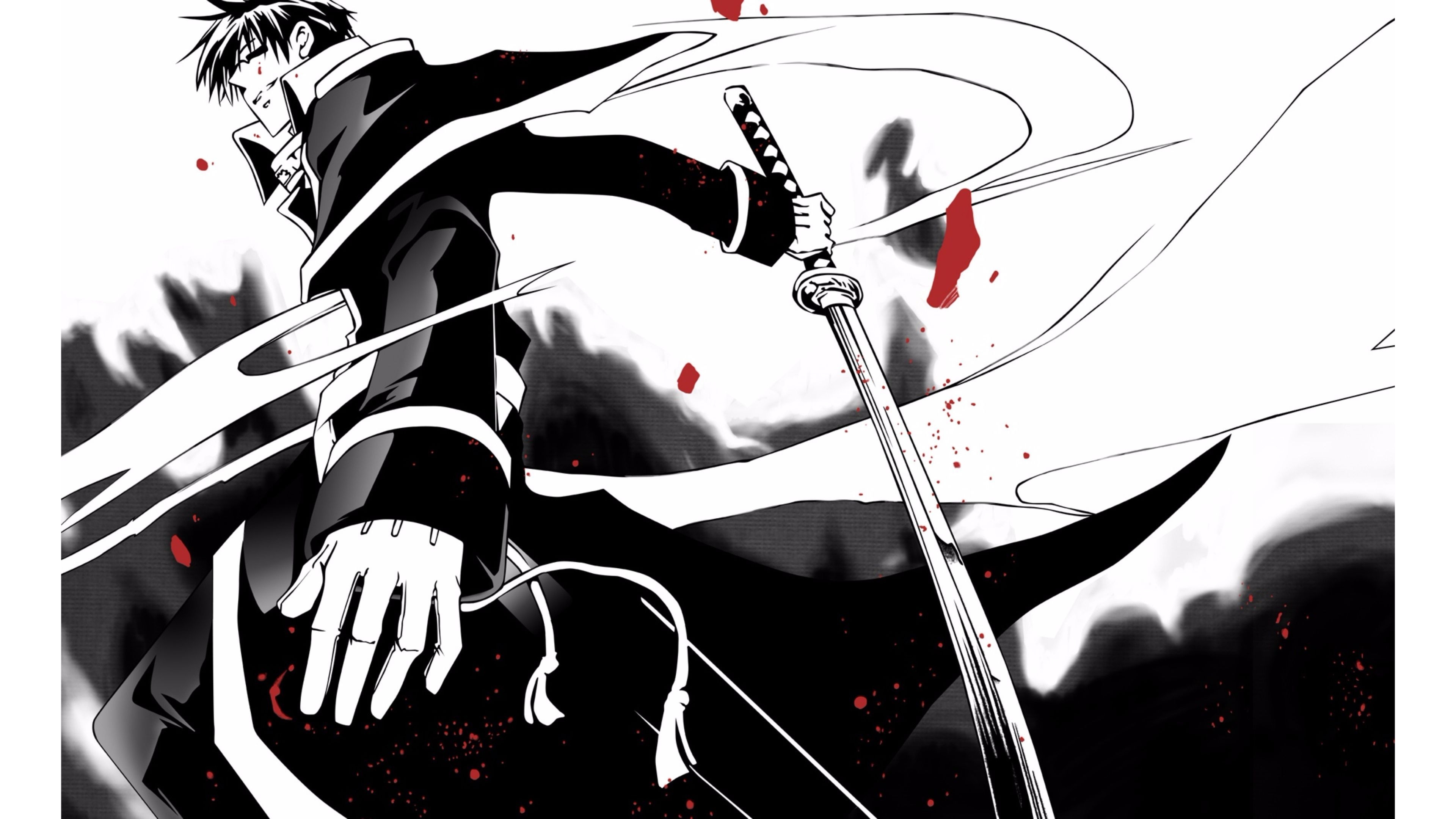 3840x2160 Swordsman Anime Wallpaper And White Anime Wallpaper HD, Desktop